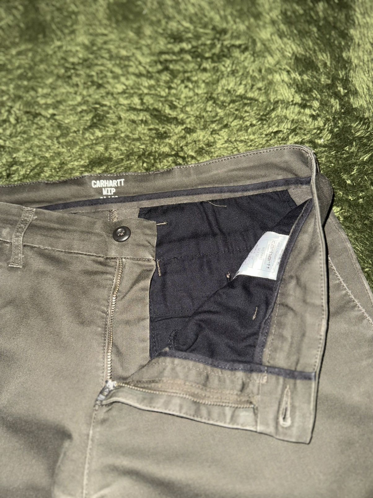 Carhartt Wip [34x32] Carhartt WIP Sid Pants Olive Size US 34 / EU 50 - 3 Thumbnail