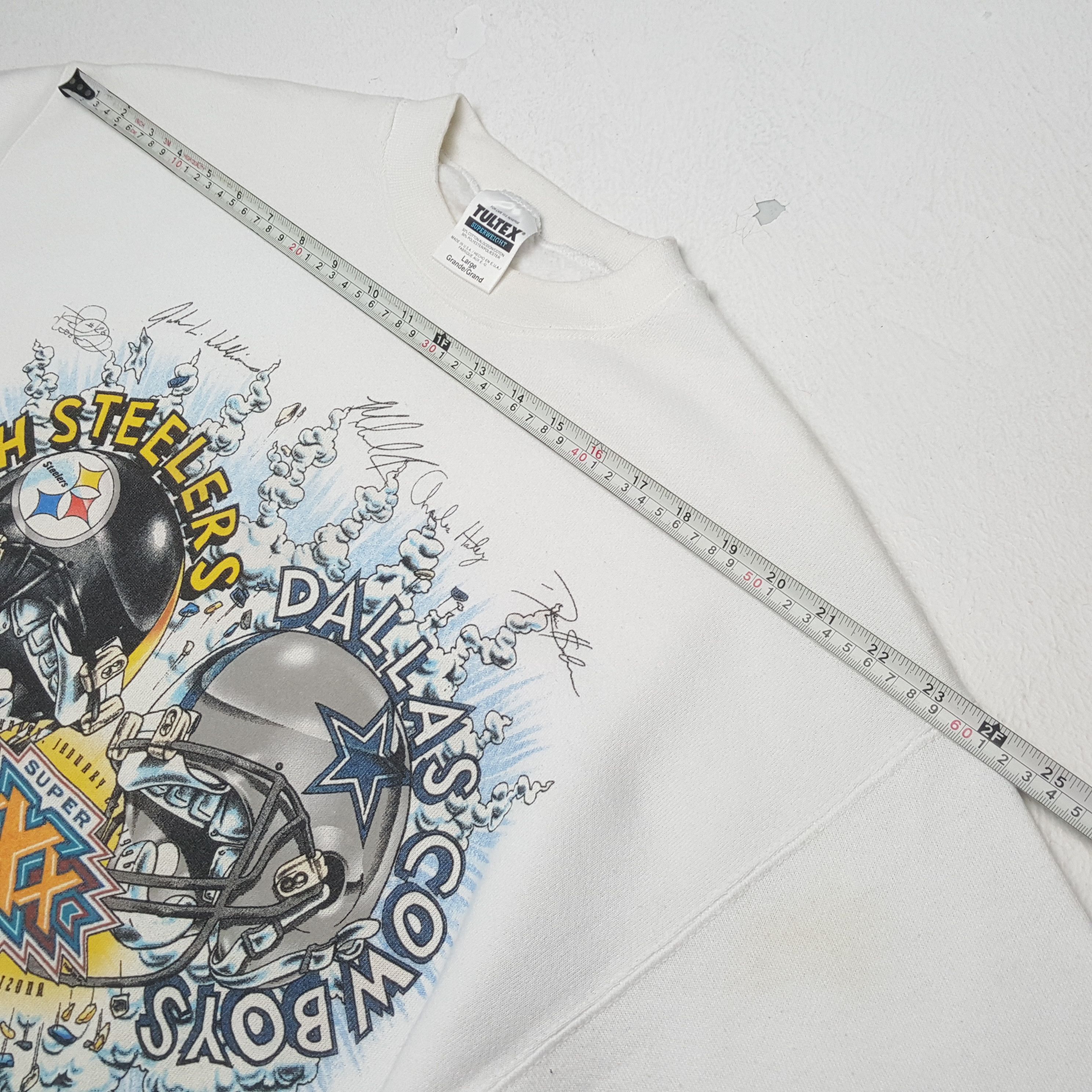 Vintage 90's PITTSBURGH x DALLAS COWBOYS NFL Team Swetahsirt