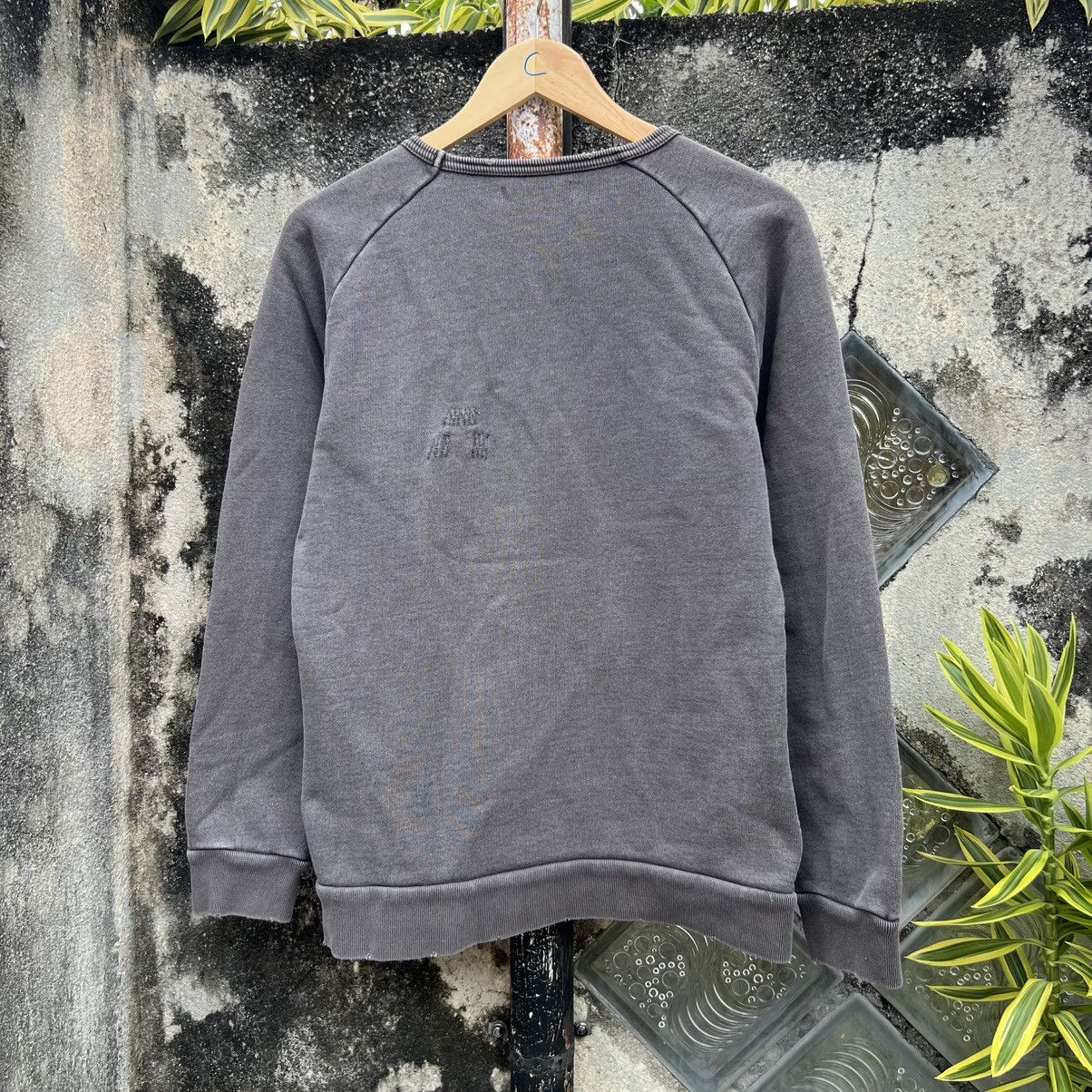 Japanese Brand “RETRO ENGINE” CREWNECK DISTRESSED STITCHING Size US L / EU 52-54 / 3 - 7 Thumbnail