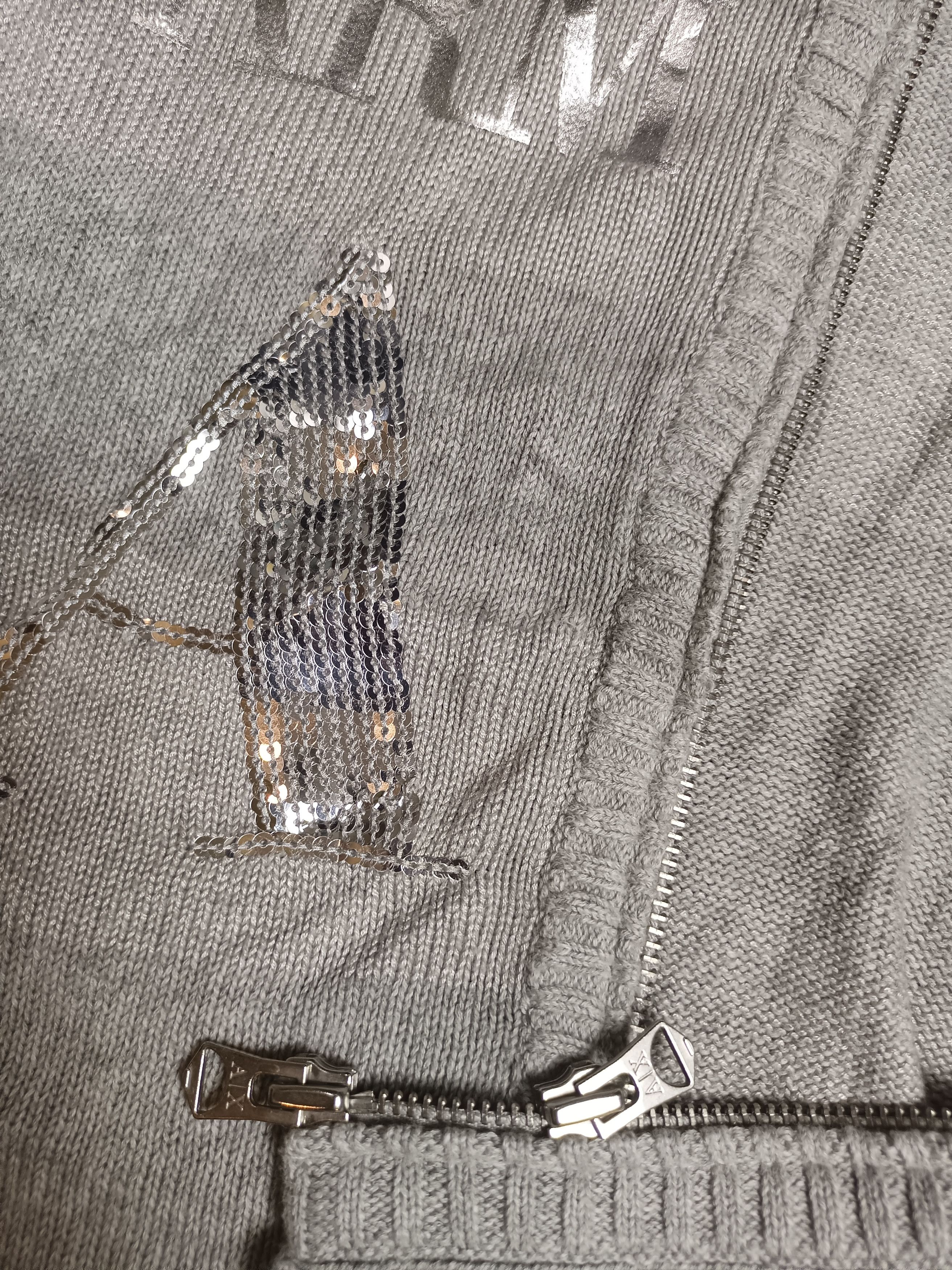 Armani Exchange AX Armani Exchange Knitted Zipper Sweater Size XS / US 0-2 / IT 36-38 - 10 Thumbnail