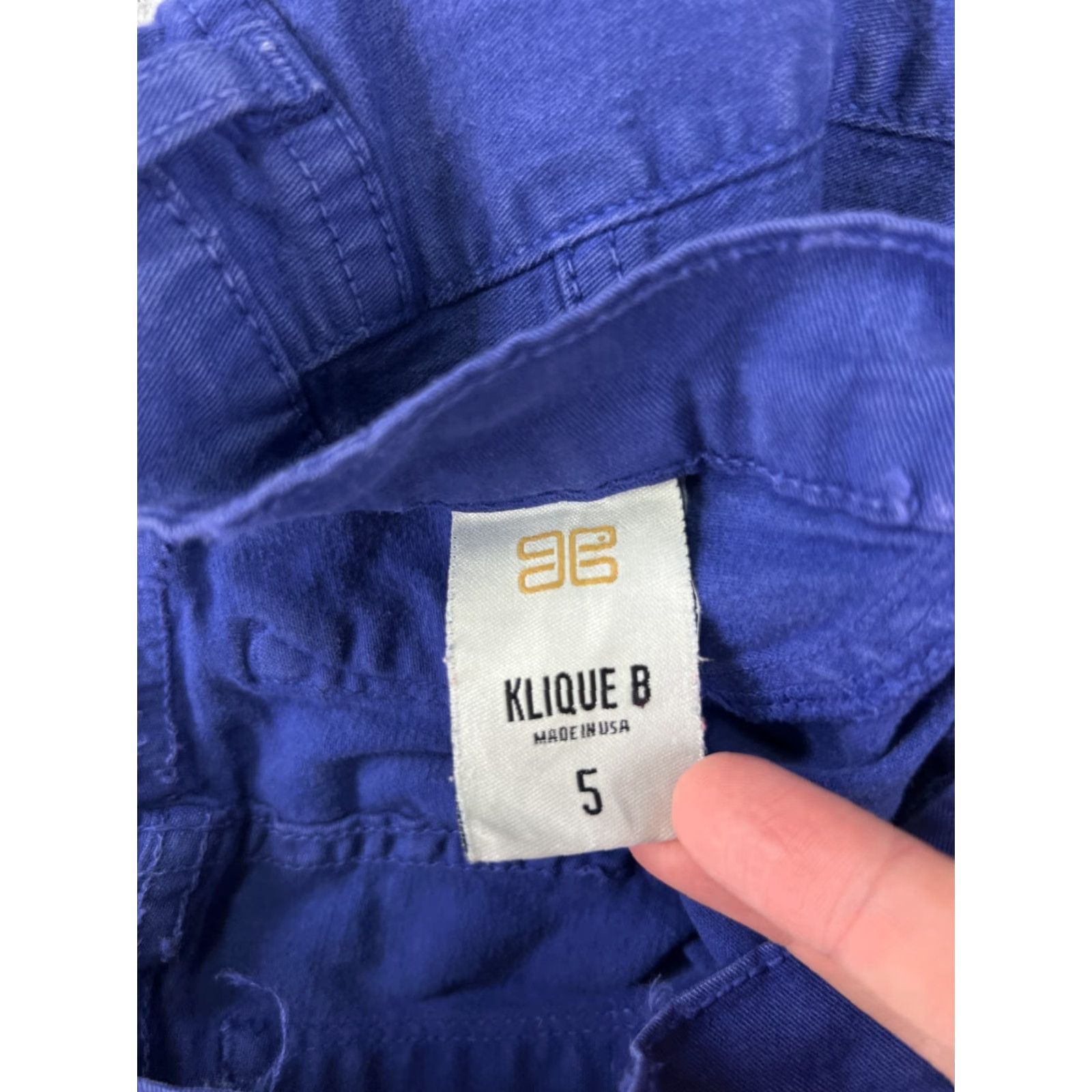 Vintage Klique B Jeans Womens 5 Purple Skinny Low Rise 25x28 Denim Size 27" / US 4 / IT 40 - 7 Thumbnail