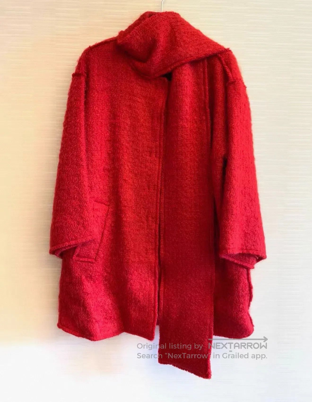 Dolce & Gabbana Dolce Gabbana Red mohair and cashmere mixed open-front sil Size XS / US 0-2 / IT 36-38 - 7 Thumbnail