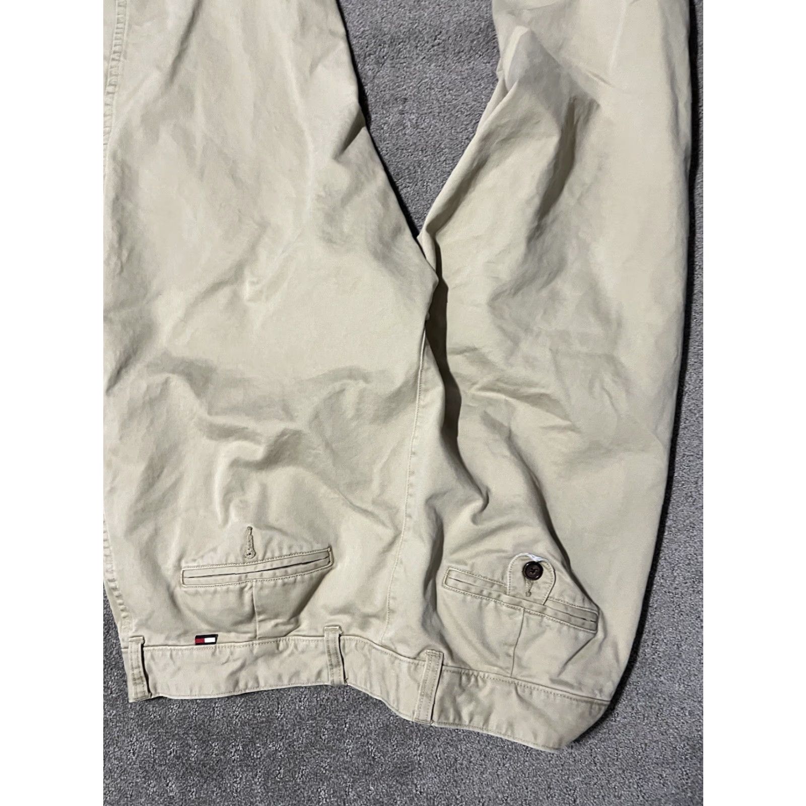 Tommy Hilfiger Tommy Hilfiger Mens Beige Flat Front Vtg Straight Leg Dress Pants Size 36x32 Size US 36 / EU 52 - 4 Thumbnail