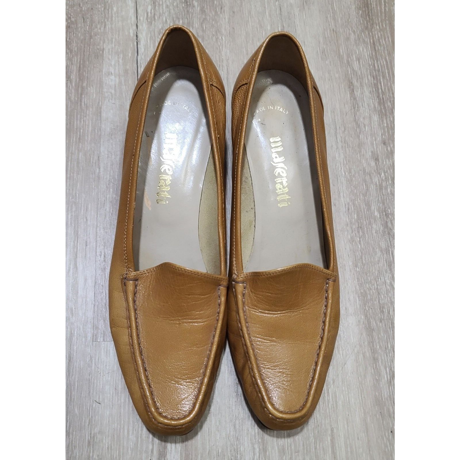 Vintage Vintage Maserati Italian Leather Pumps, Sz 9 Narrow Size US 9 / IT 39 - 1 Thumbnail