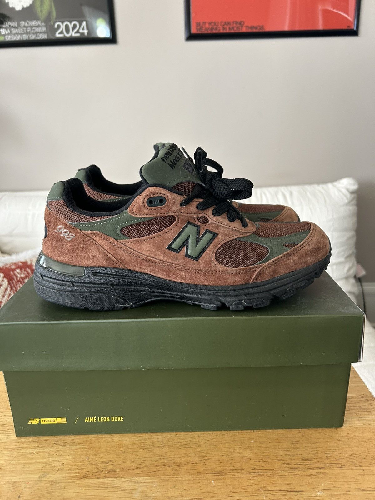Aime Leon Dore × New Balance Aime Leon Dore Beef & Broccoli New Balance 993 Size US 10 / EU 43 - 5 Thumbnail