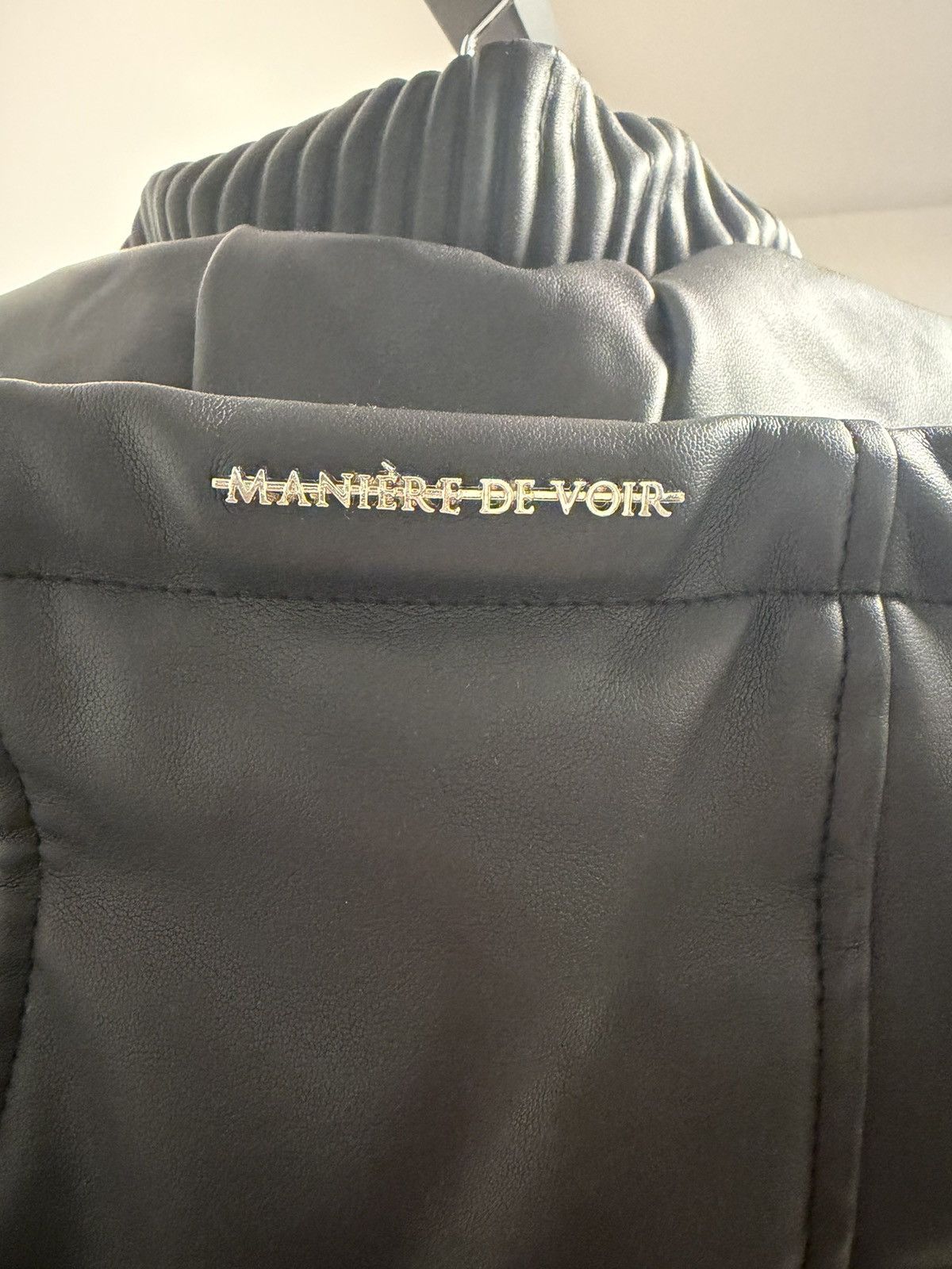 Maniere De Vior Maniere de Voir leather jacket - Size 6 (XS) Size XS / US 0-2 / IT 36-38 - 5 Thumbnail