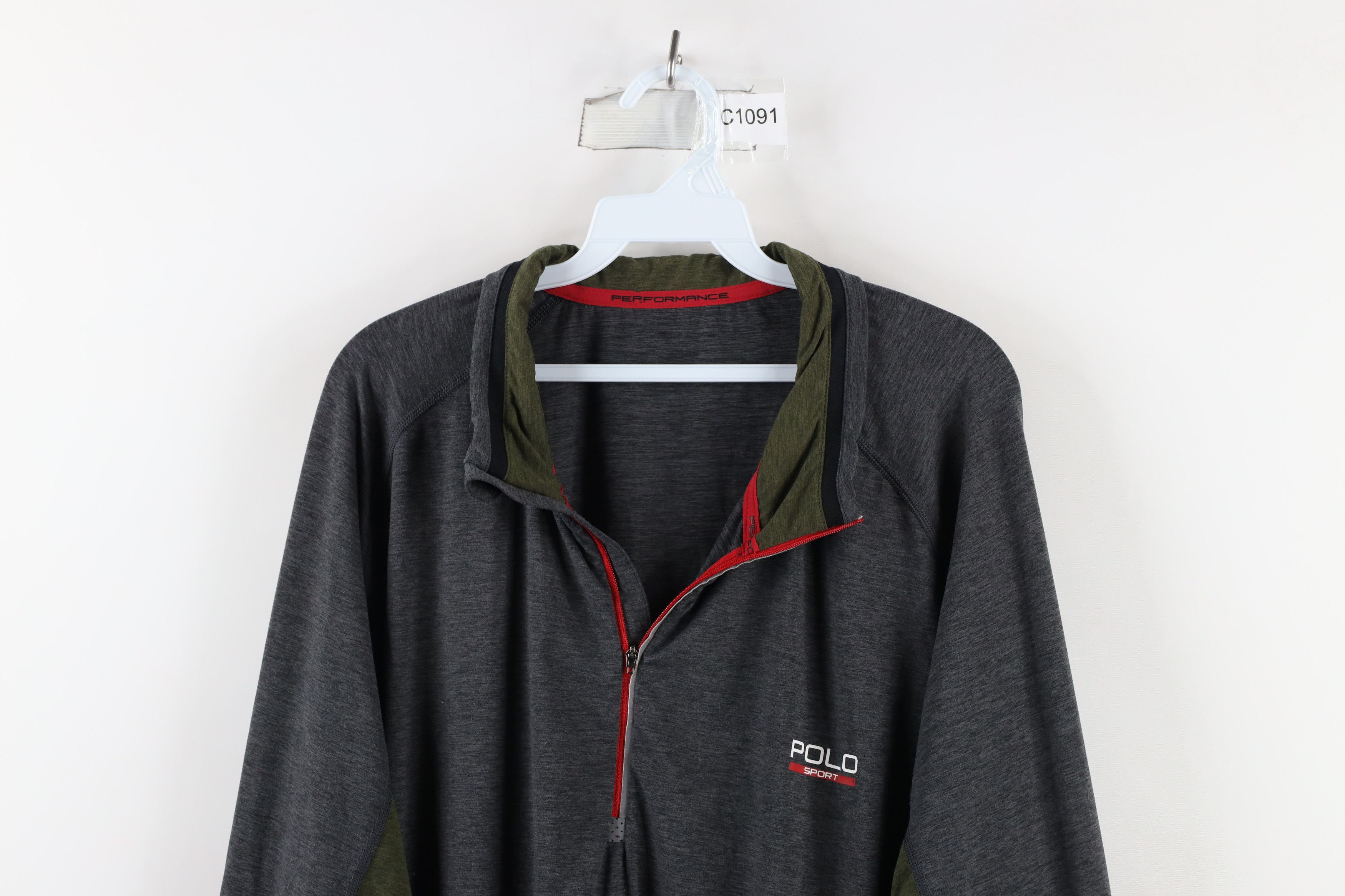 Ralph Lauren × Vintage Vintage Polo Sport Ralph Lauren Reflective Half Zip Jacket Size US XXL / EU 58 / 5 - 2 Thumbnail