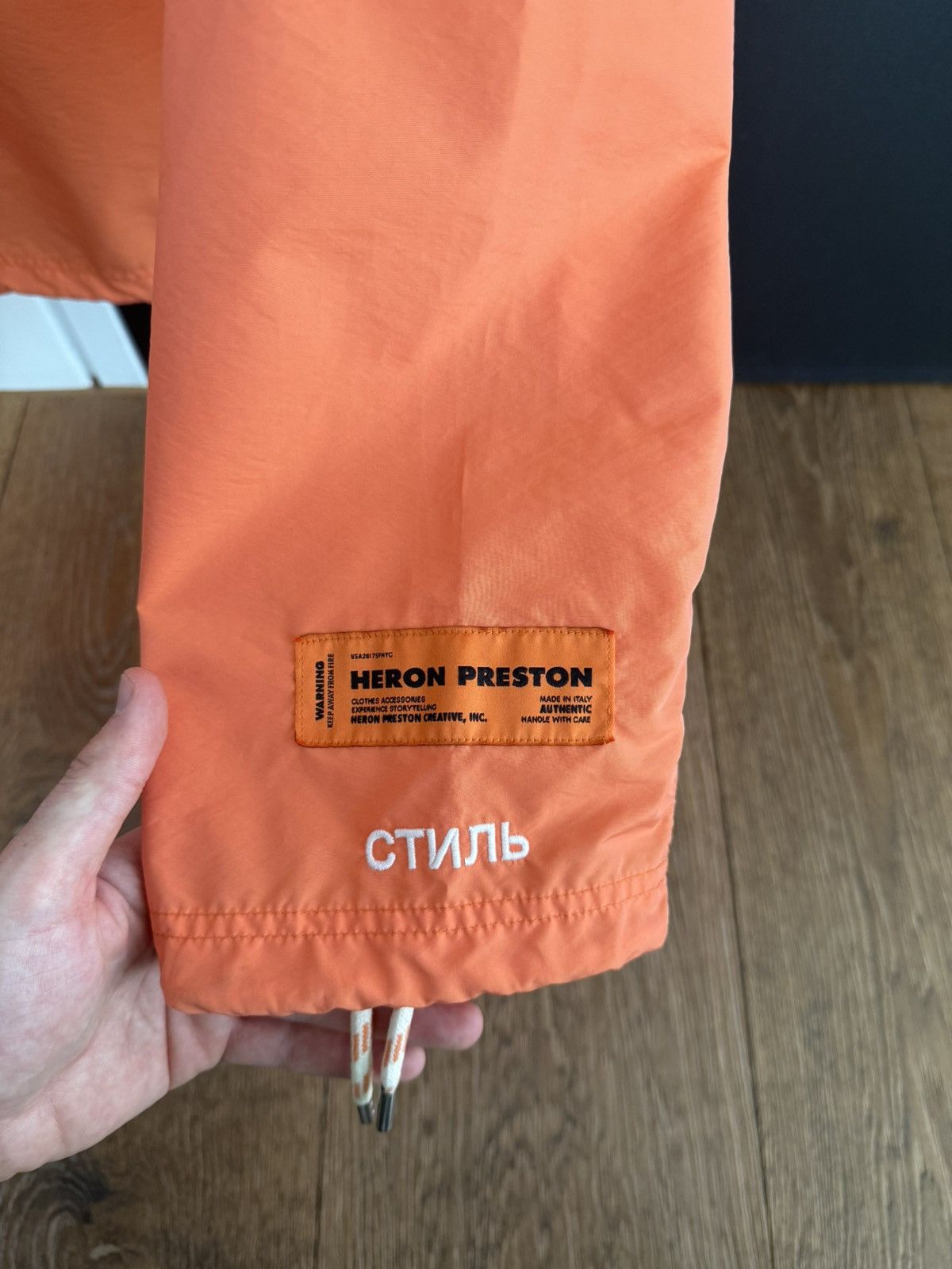 Heron Preston Heron Preston Half Zip Windbreaker Parka Size US L / EU 52-54 / 3 - 3 Thumbnail