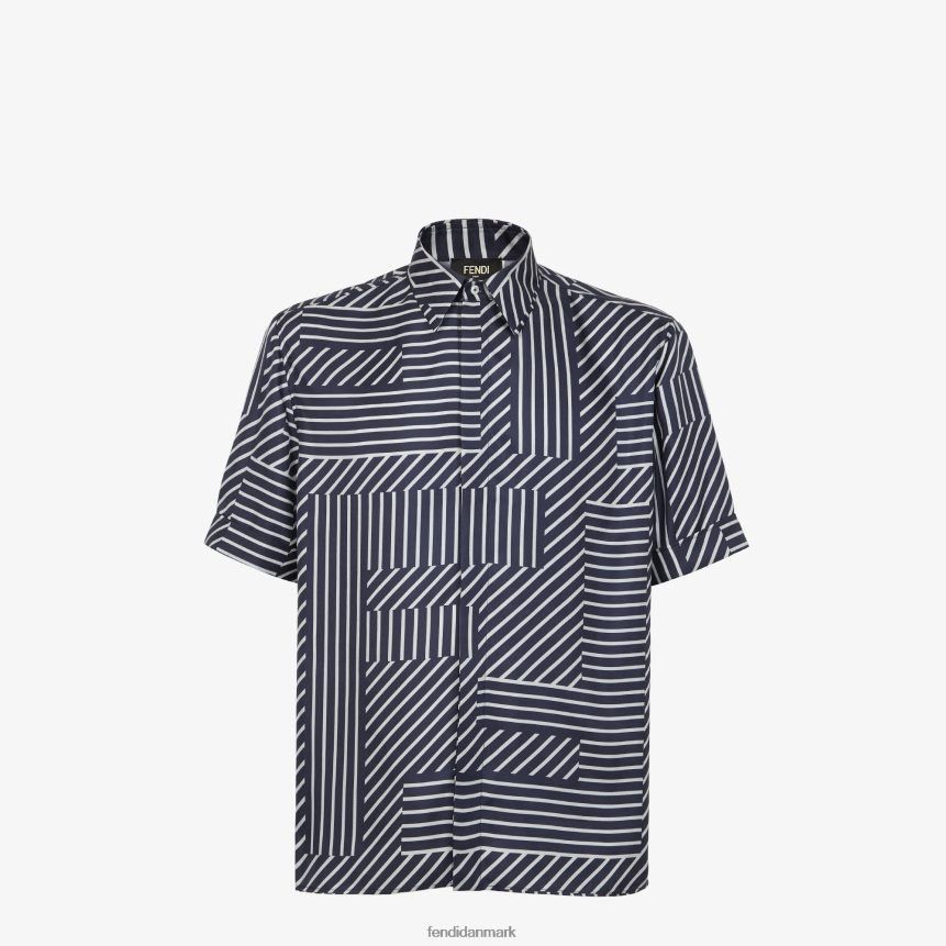 Fendi o1loc1c0824 Shirt in Blue Size US XS / EU 42 / 0 - 1 Thumbnail