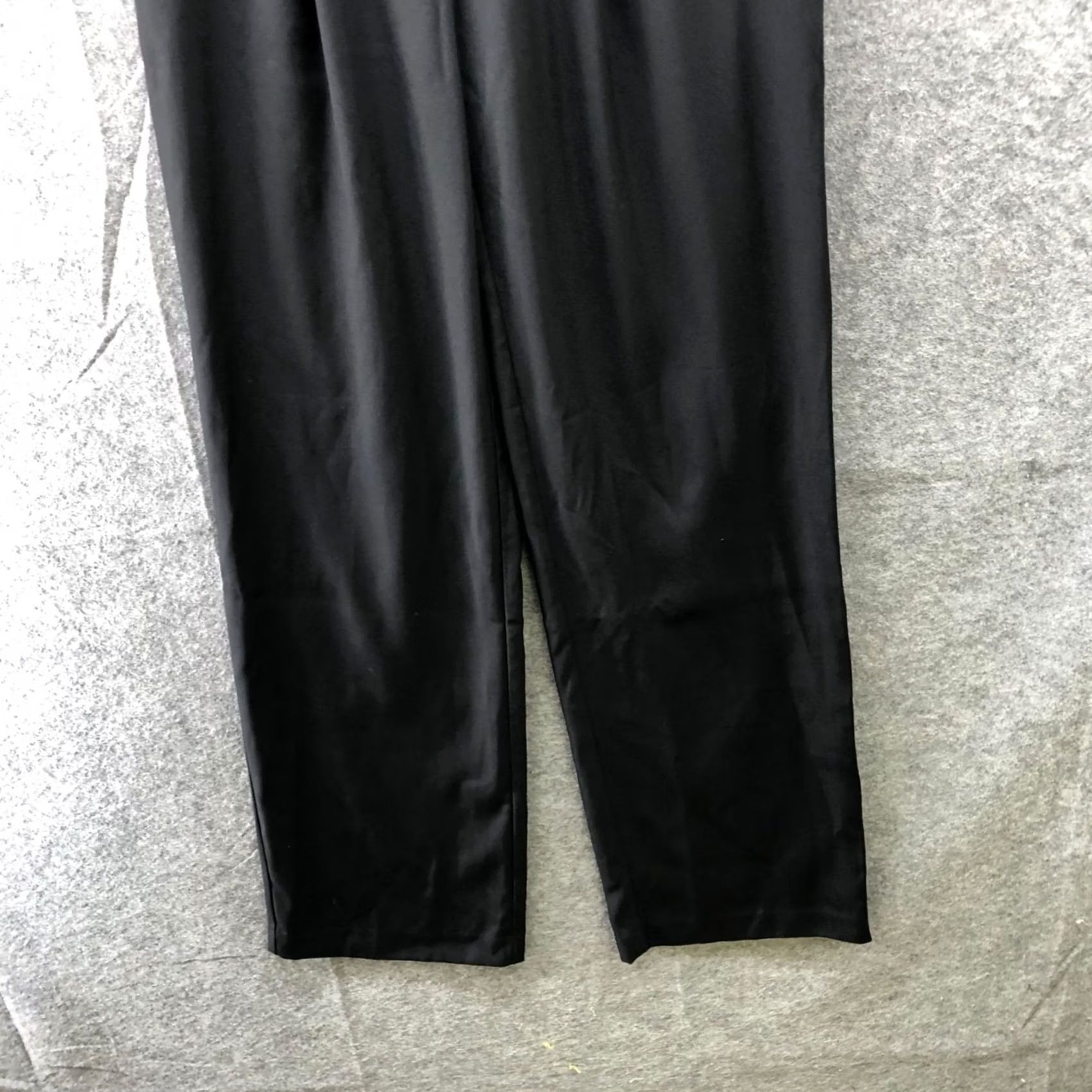 Vintage NA-KD High Waisted Wide Leg Dress Pants Womens 2 (32) Black Pleated Front Flowy Pants Size 26" / US 2 / IT 38 - 4 Thumbnail