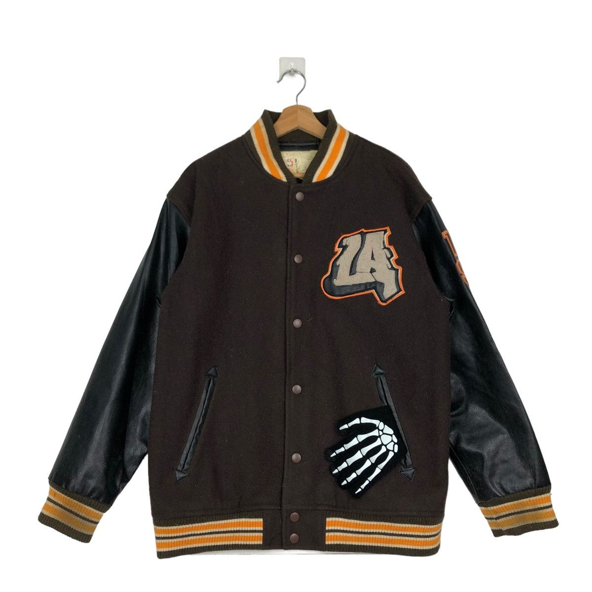 Japanese Brand 💥RARE VINTAGE VARSITY JACKET CONART LEATHER BIG LOGO Size US M / EU 48-50 / 2 - 2 Thumbnail