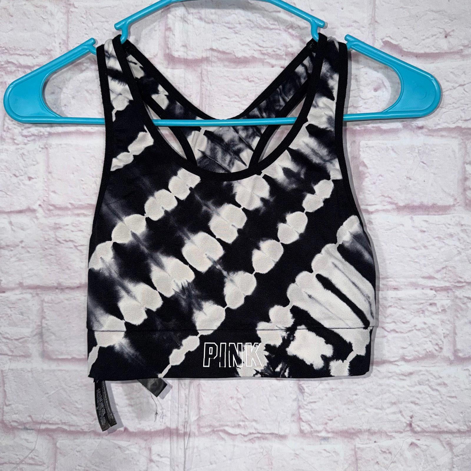 Pink PINK Small Tie-Dye Sports Bra Size ONE SIZE - 1 Thumbnail