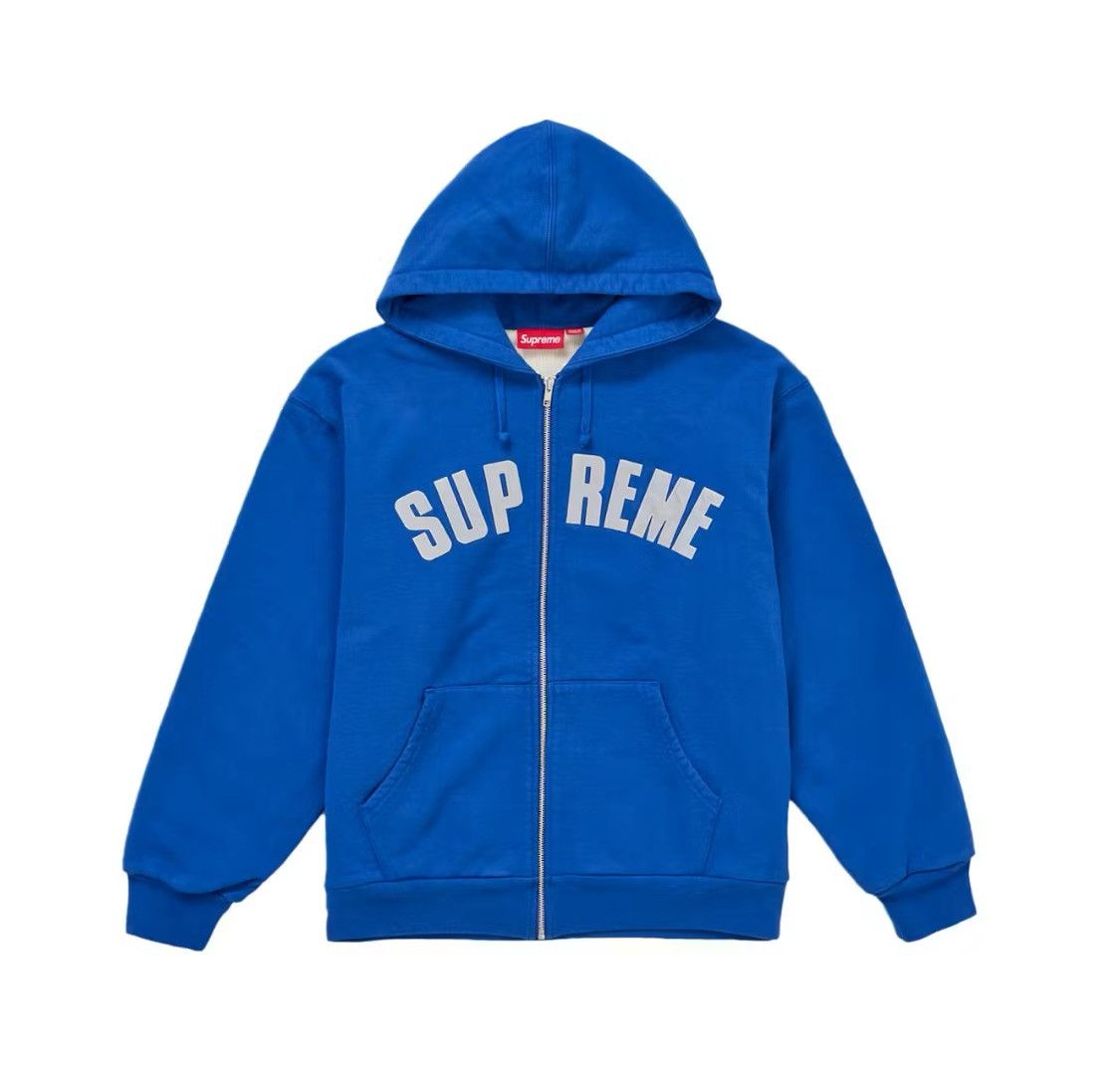 Supreme Supreme FW05 Cold World Tree Bark Thermal Zip Up Hoodie