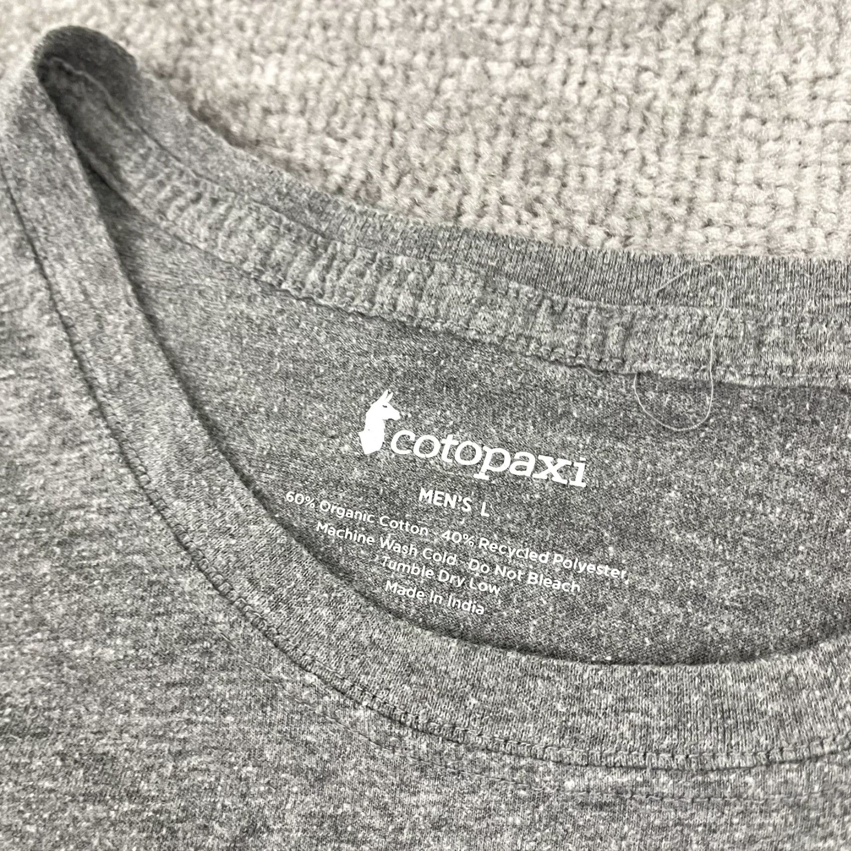 Cotopaxi Cotopaxi Shirt Men Large Gray Graphic Tee Hiking Climbing Outdoor Organic Cotton Size US L / EU 52-54 / 3 - 6 Thumbnail