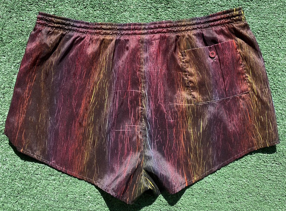 Nike Rare Vintage 90’s Nike Ribbed Rainbow Sprinter Shorts Large Size US 36 / EU 52 - 6 Thumbnail