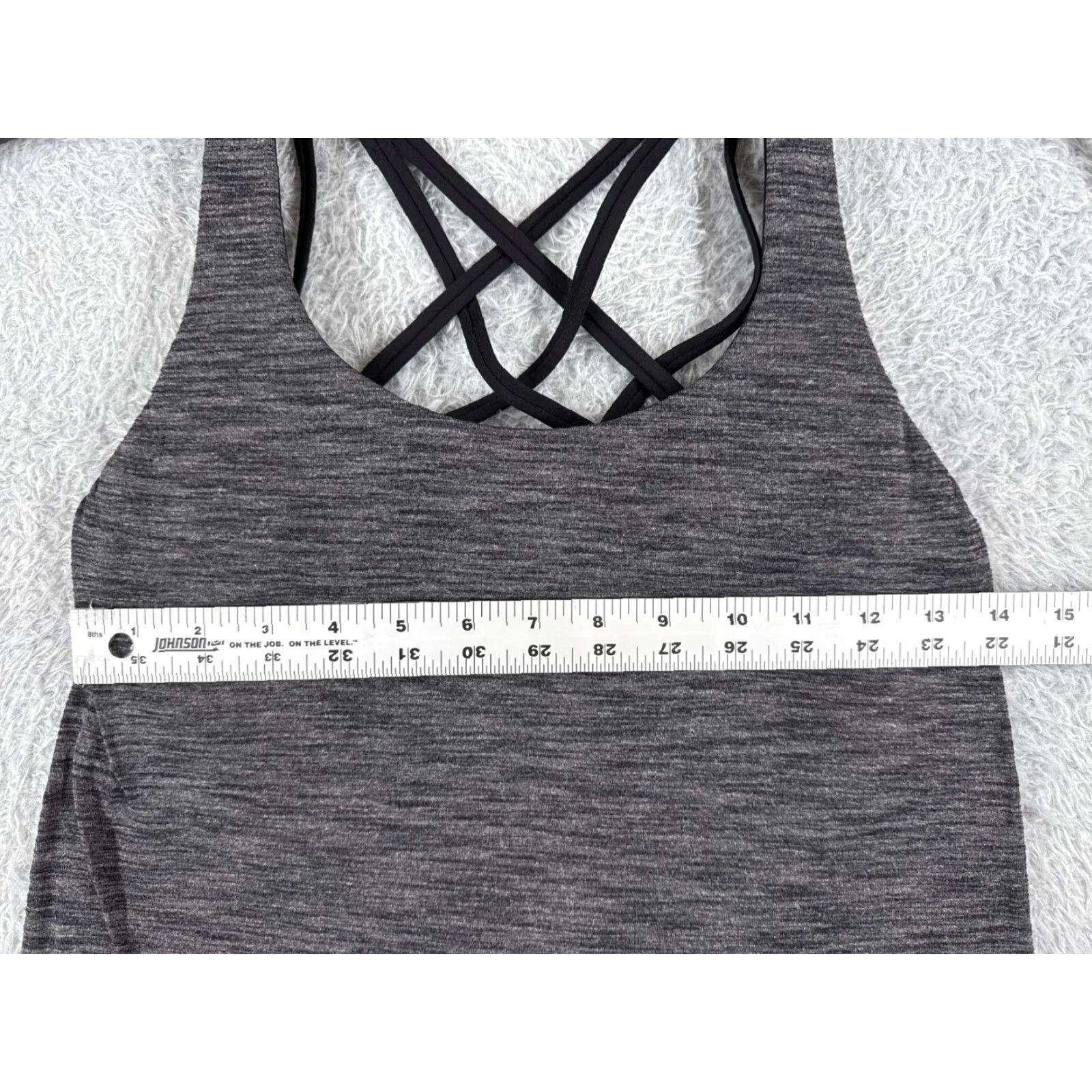 Lululemon Lululemon Shirt Women Gray Tank Luxtreme Built-In Bra All Seasons Sleeveless Racerback Casual Workwear Regular Size 4 Size S / US 4 / IT 40 - 6 Thumbnail