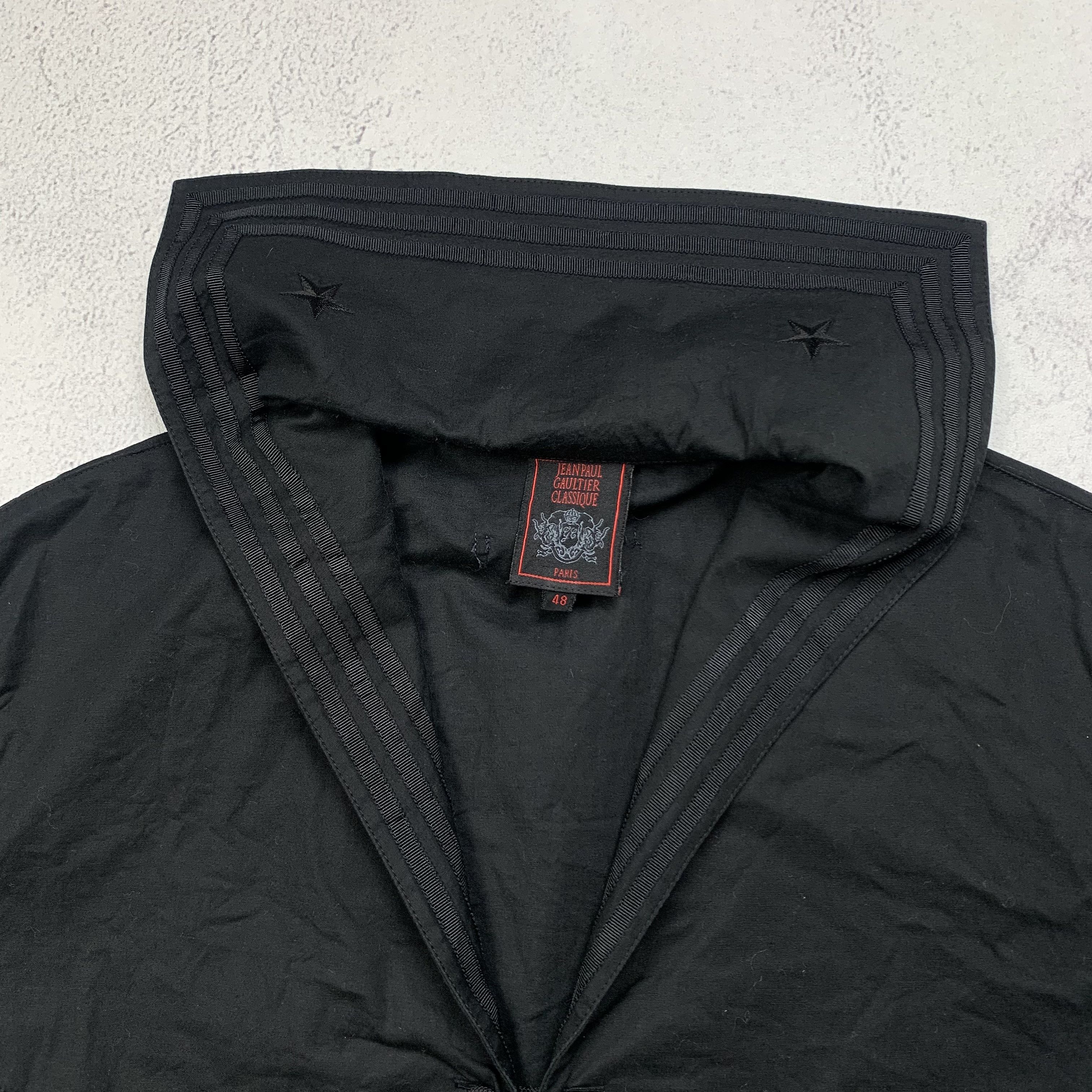 JPG Gaultier Black Collared Shirt