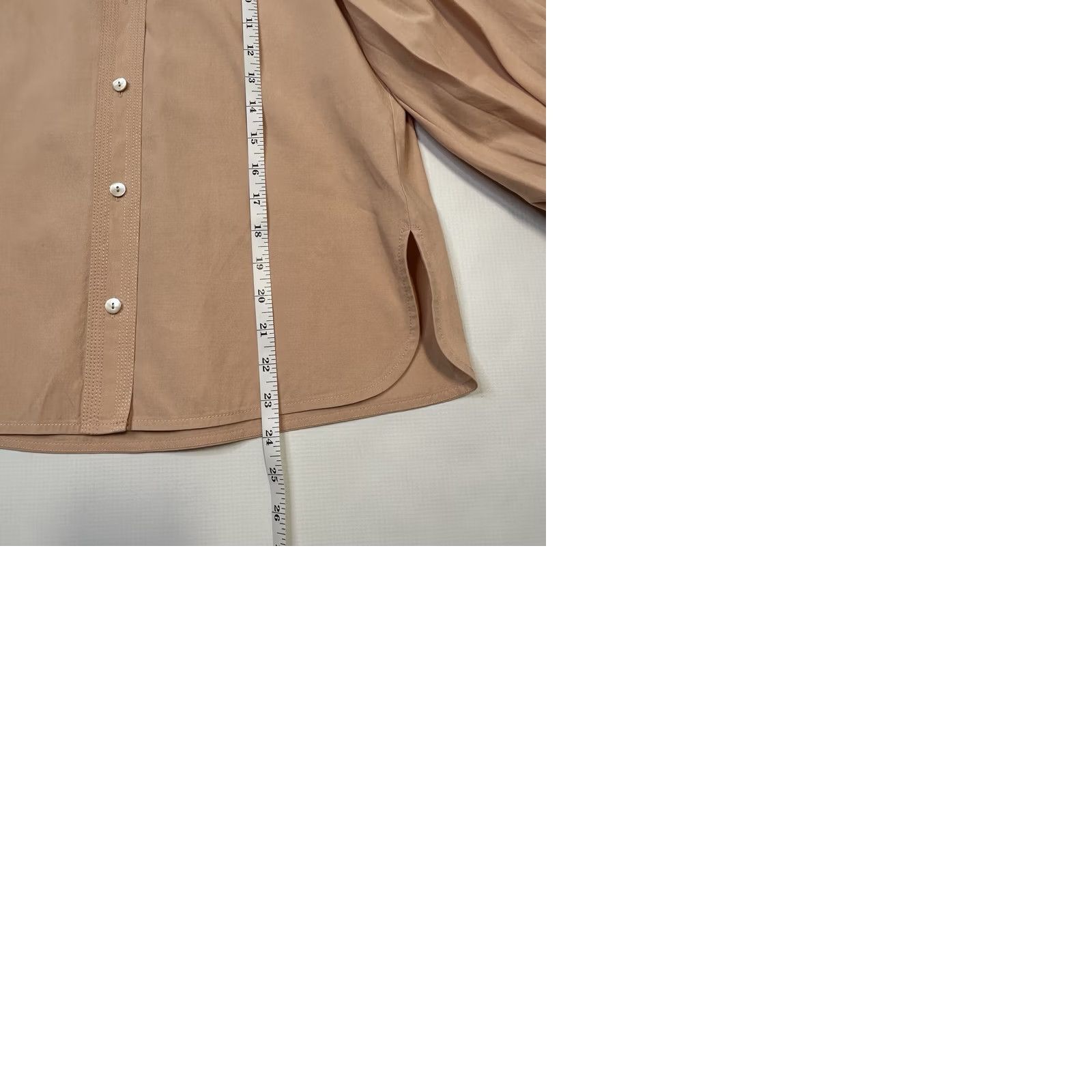 Rebecca Taylor Rebecca Taylor Rose Pink Collared Shirt Balloon Sleeve Womens XS Color Pink Casual Workwear Party/Cocktail Wedding 100% GENUINE Womens XS Size XS / US 0-2 / IT 36-38 - 9 Thumbnail