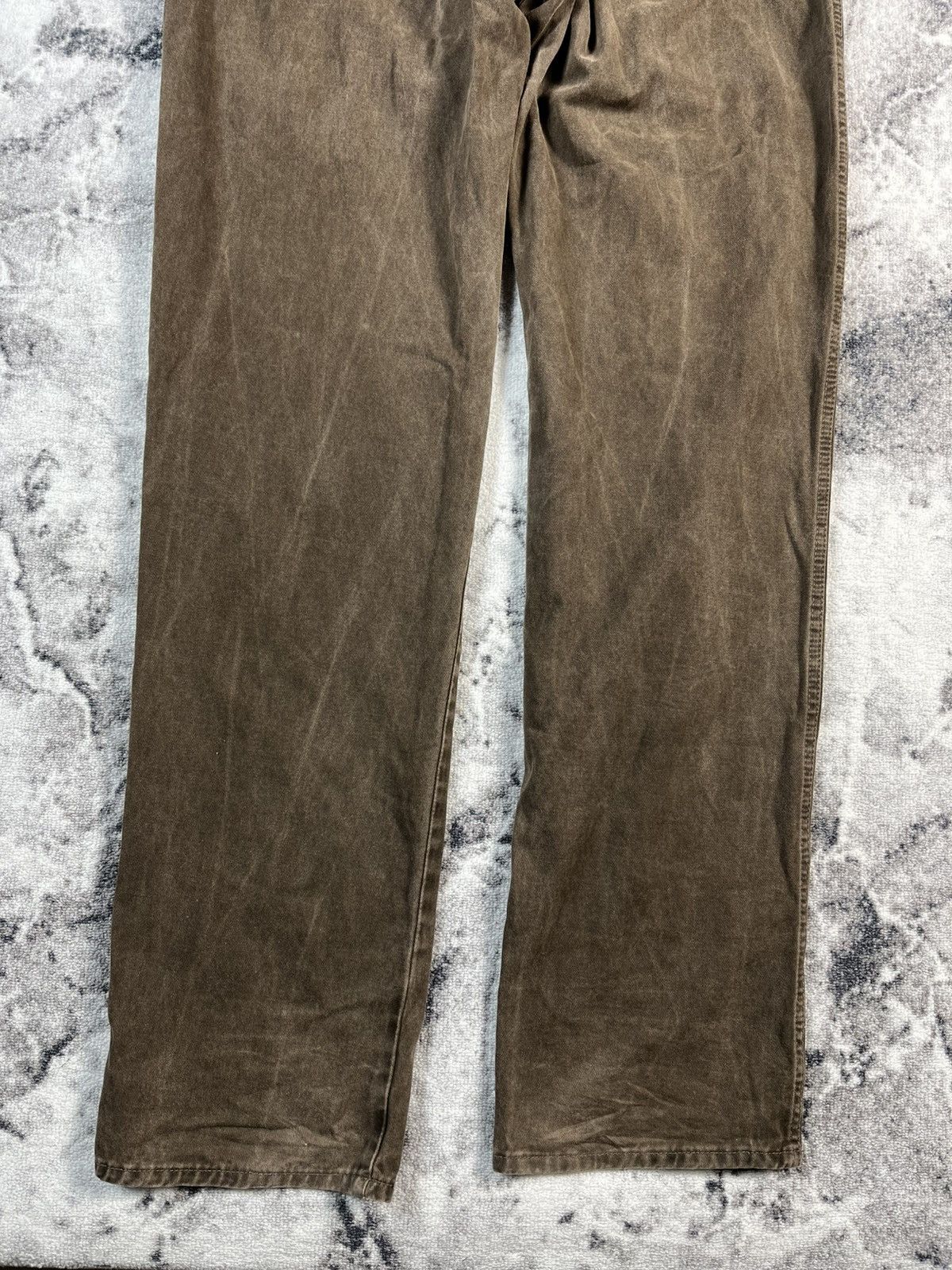 Iceberg Iceberg 90s Vintage Brown Denim Made in Italy Rare Size US 31 - 8 Thumbnail
