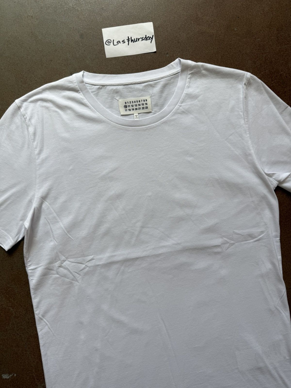Maison Margiela Line 10 Basic Tee White Medium