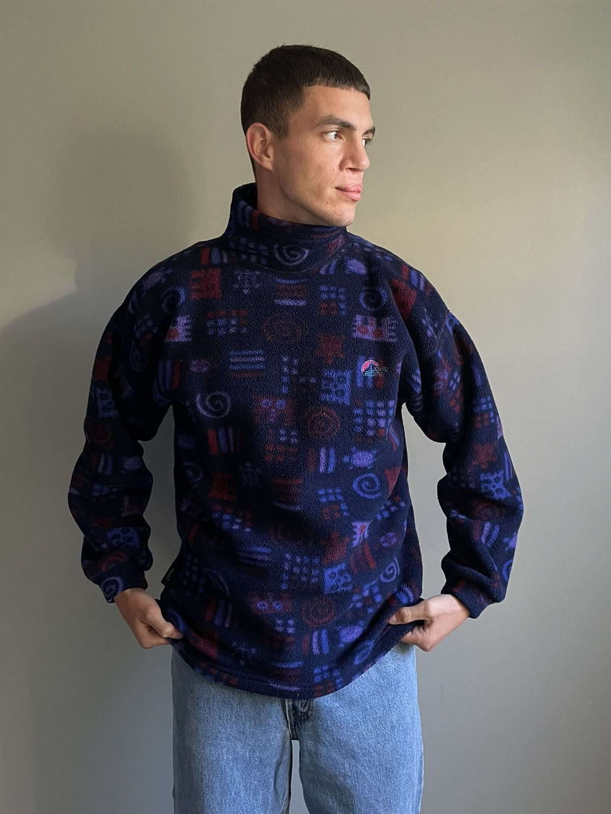 Vintage Vintage 90’s Lowe Alpine Polartec Gorpcore Fleece Jacket Size US M / EU 48-50 / 2 - 2 Thumbnail