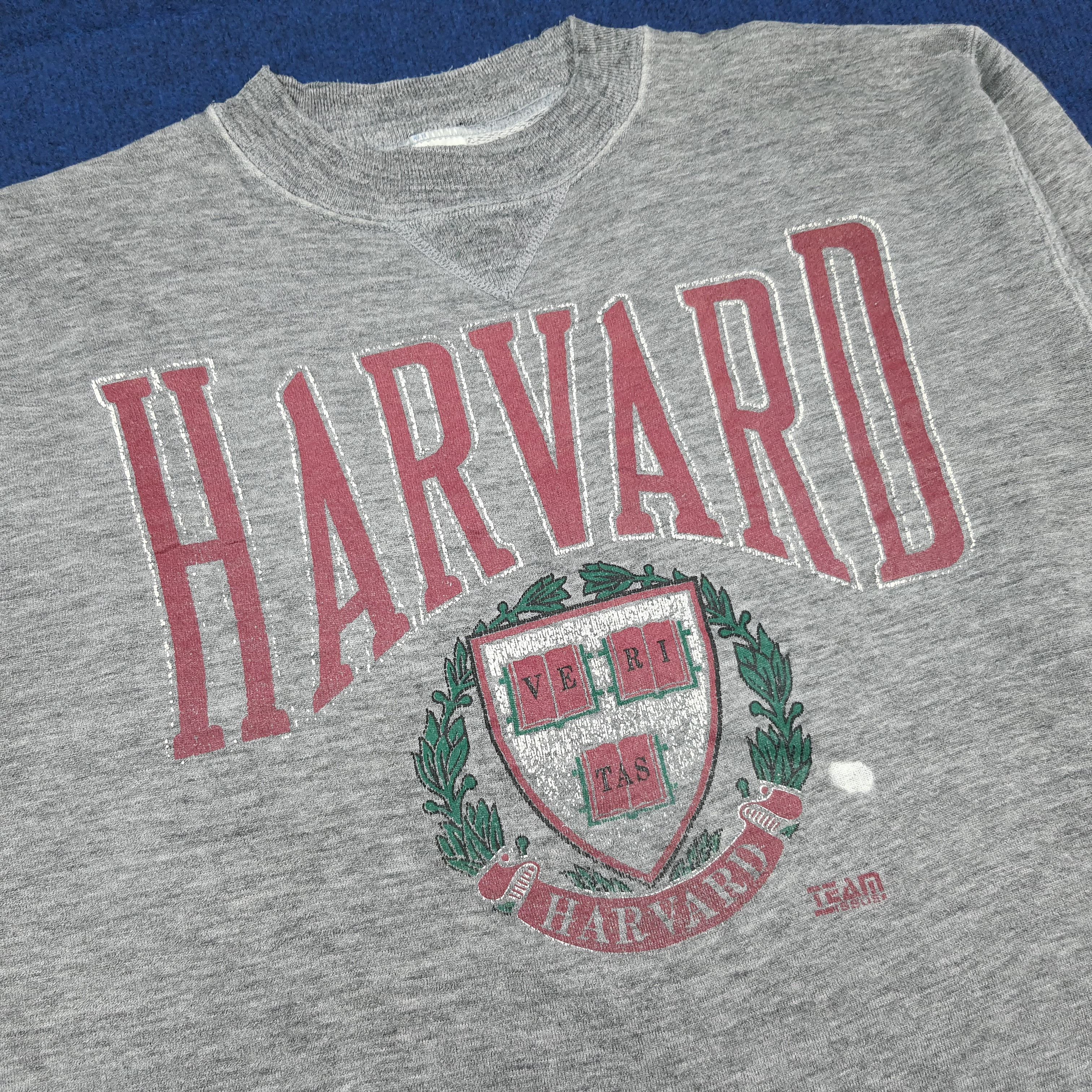 Russell Athletic Vintage Russell Harvard University Veritas Sweatshirt Size US M / EU 48-50 / 2 - 2 Thumbnail