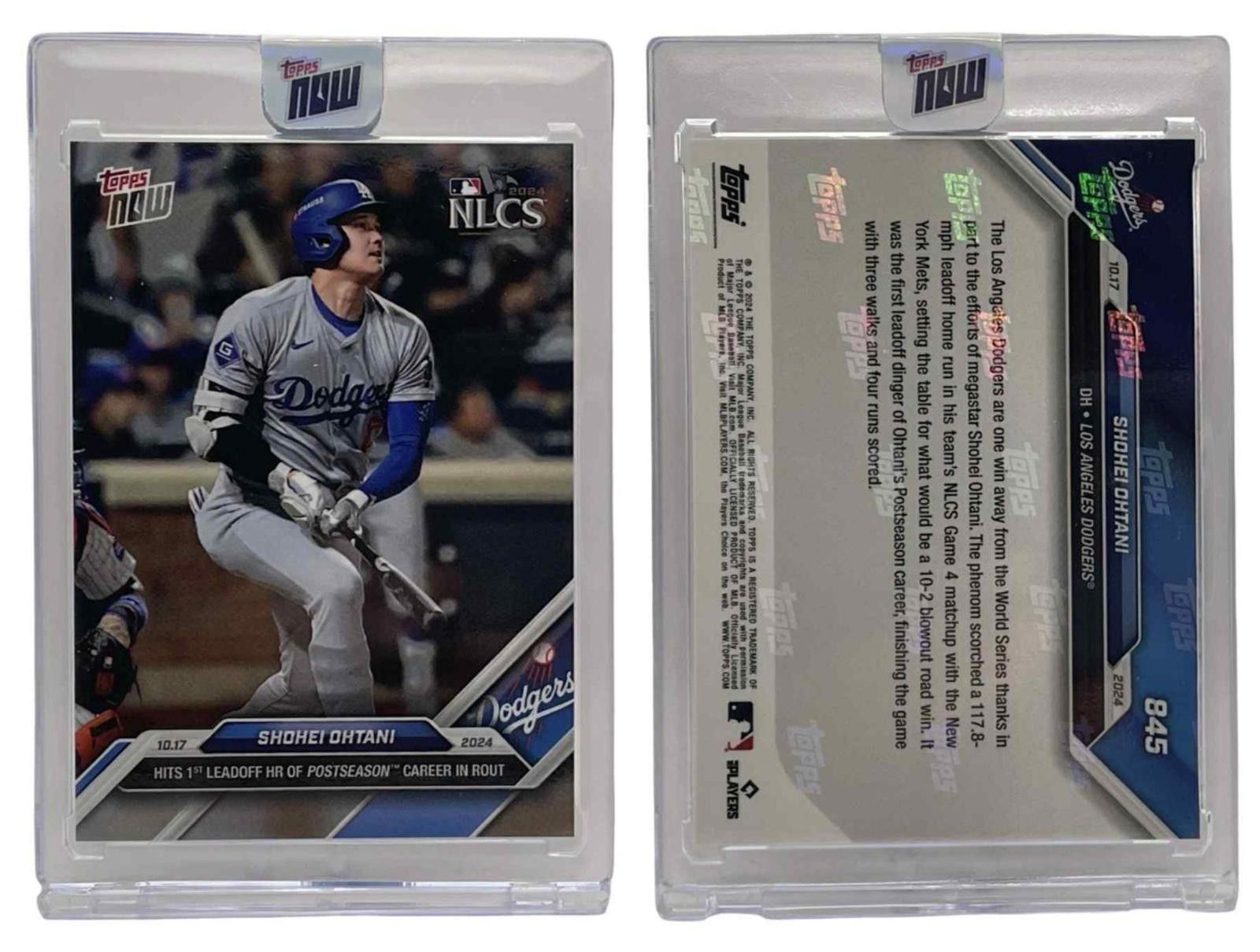 Other 2024 Topps Now #845 Shohei Ohtani Los Angeles Dodgers New Size ONE SIZE - 1 Thumbnail