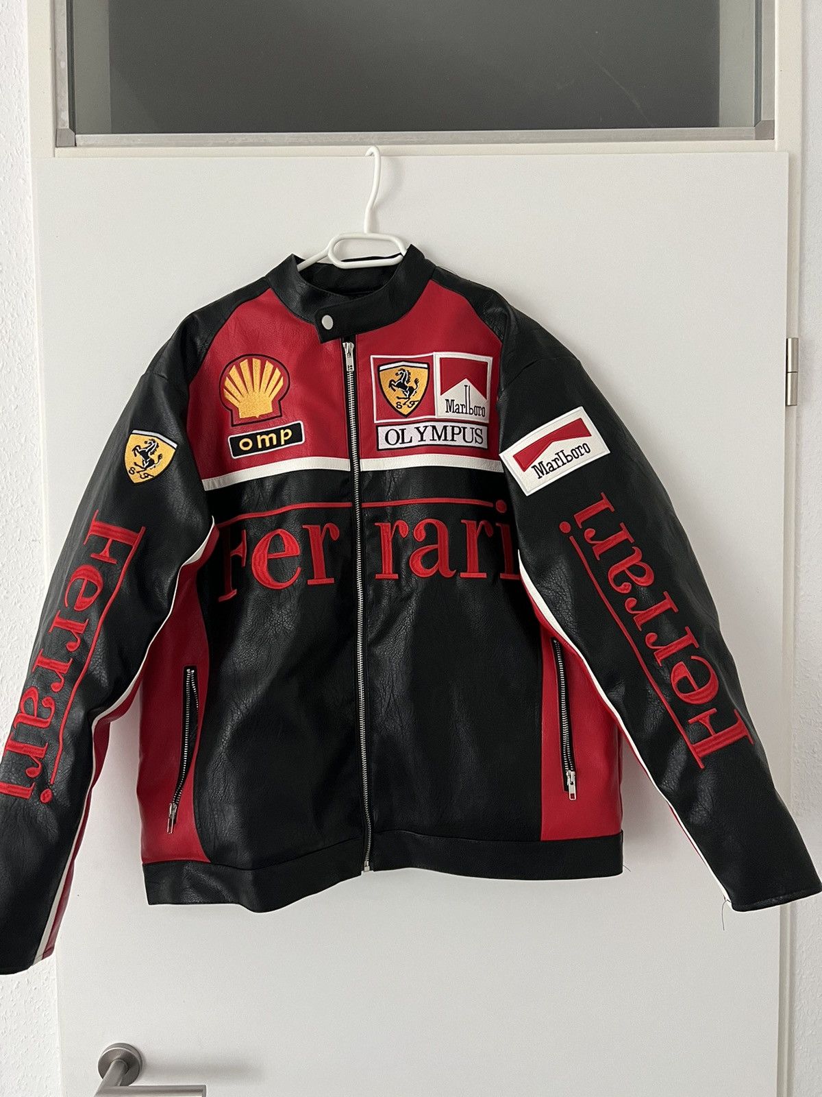 Other × Vintage Ferrari Racing leather Jacket Size US M / EU 48-50 / 2 - 14 Thumbnail