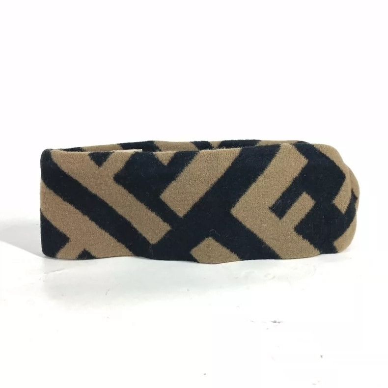 Fendi FENDI size26*8 Logo headband, hair accessory, hairpin Size ONE SIZE - 6 Thumbnail