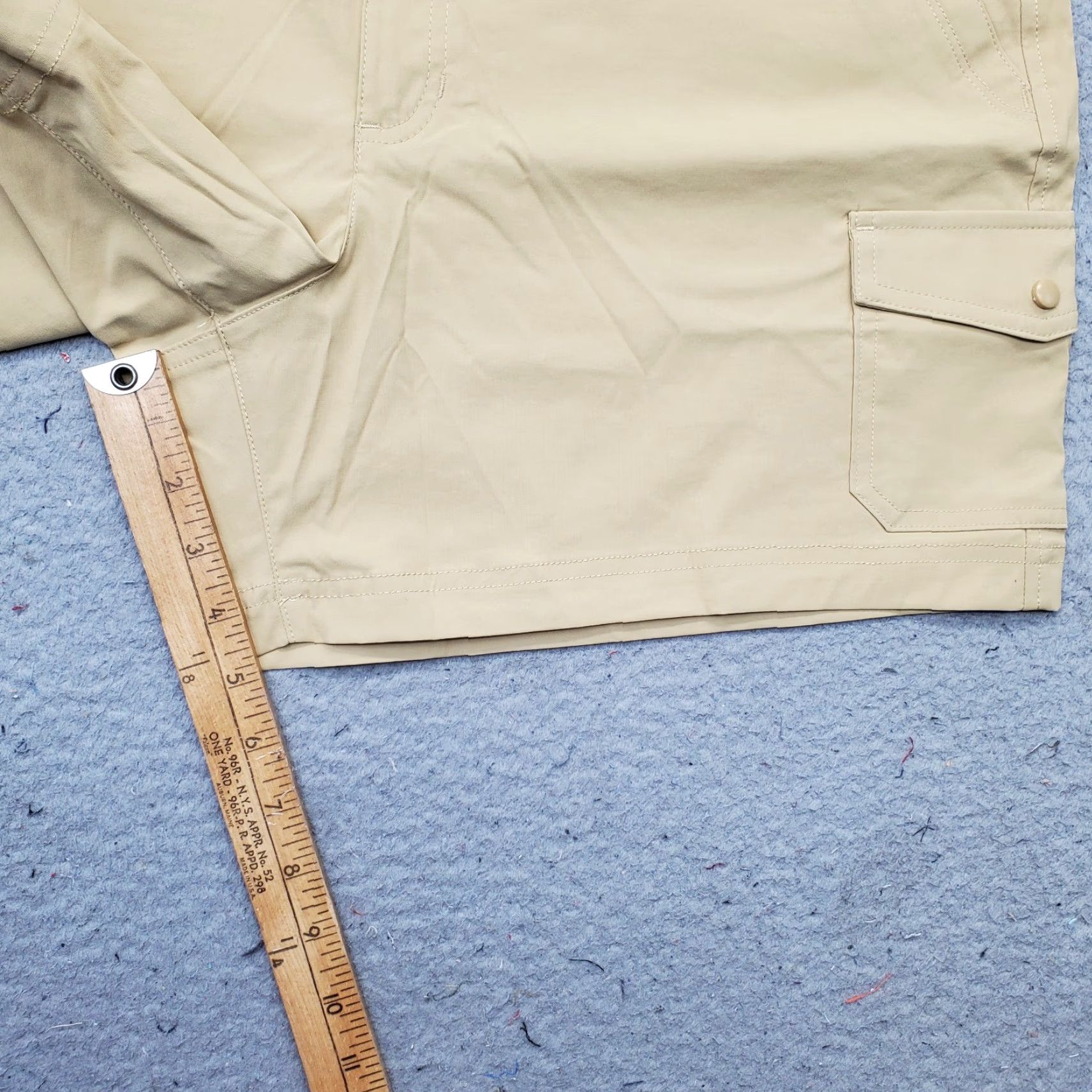 Eddie Bauer Eddie Bauer Womens Cargo Shorts Tan 16 Stretch 5" Inseam Cargo Pocket Shorts Womens Size 16 Tan Stretch Performance 5" Inseam Size 38" / US 16 / IT 52 - 4 Thumbnail