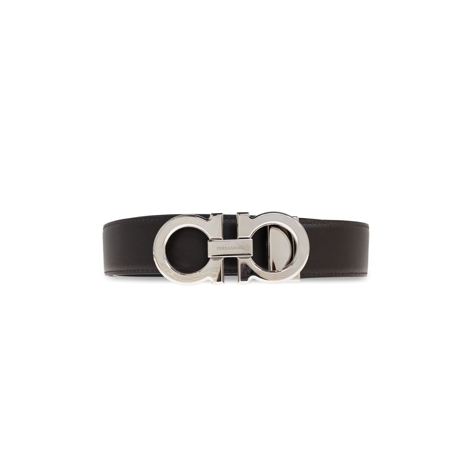 Salvatore Ferragamo FERRAGAMO Black Double Adjustable Monogram Belt New & Authen Size ONE SIZE - 1 Thumbnail