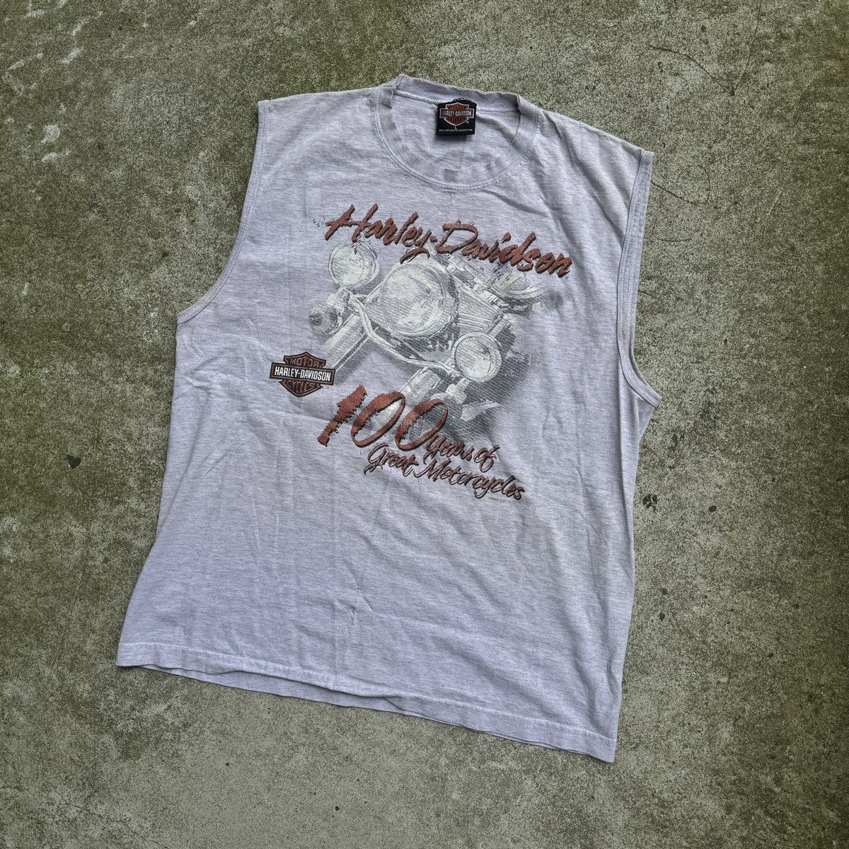Harley Davidson Harley Davidson Faded Thrashed Distressed Tank ERD Grunge Size US L / EU 52-54 / 3 - 6 Thumbnail