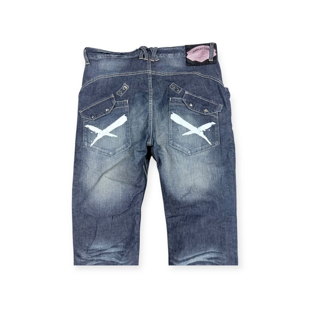 Seditionaries Vtg🔥Avant-Garde ppfm AnarchyDenim Eastern Rock Reverseible Size US 33 - 23 Thumbnail