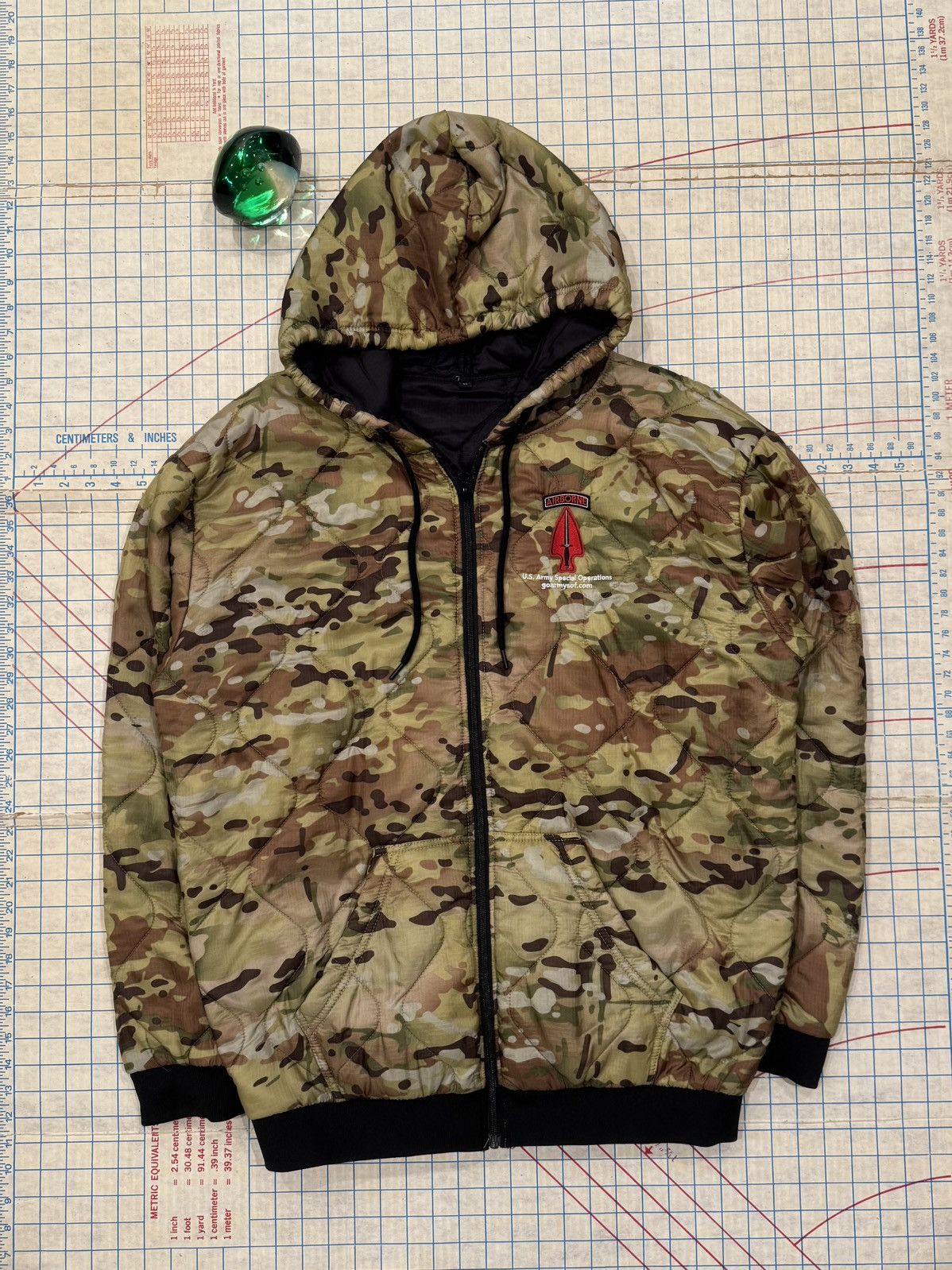 Vintage Delta Force US Army Special Ops Camo Rip Stop Jacket XL Mens Size US XL / EU 56 / 4 - 1 Thumbnail