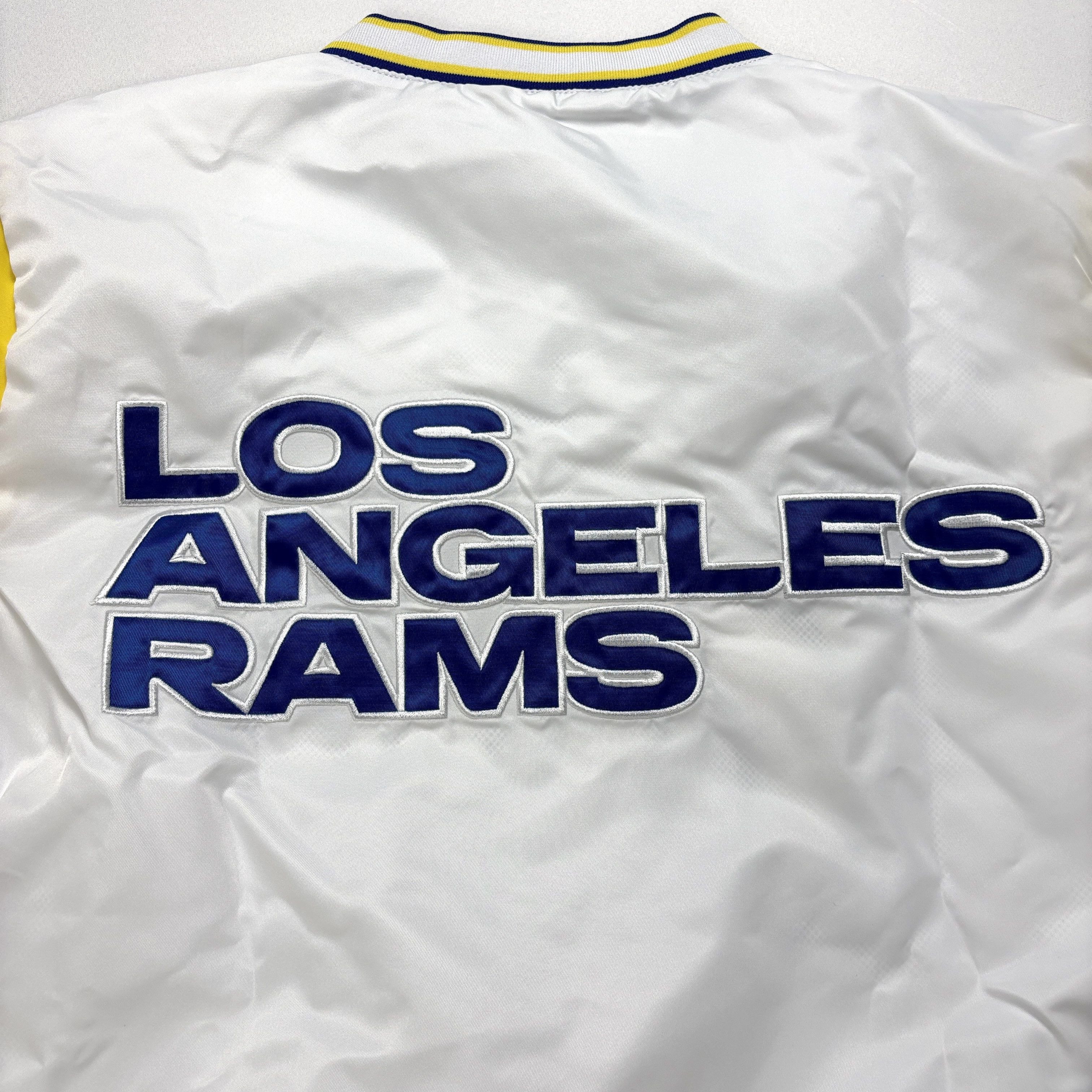 Starter Los Angeles Rams Starter Mens Windbreaker Jacket White Sz S Size US S / EU 44-46 / 1 - 7 Thumbnail