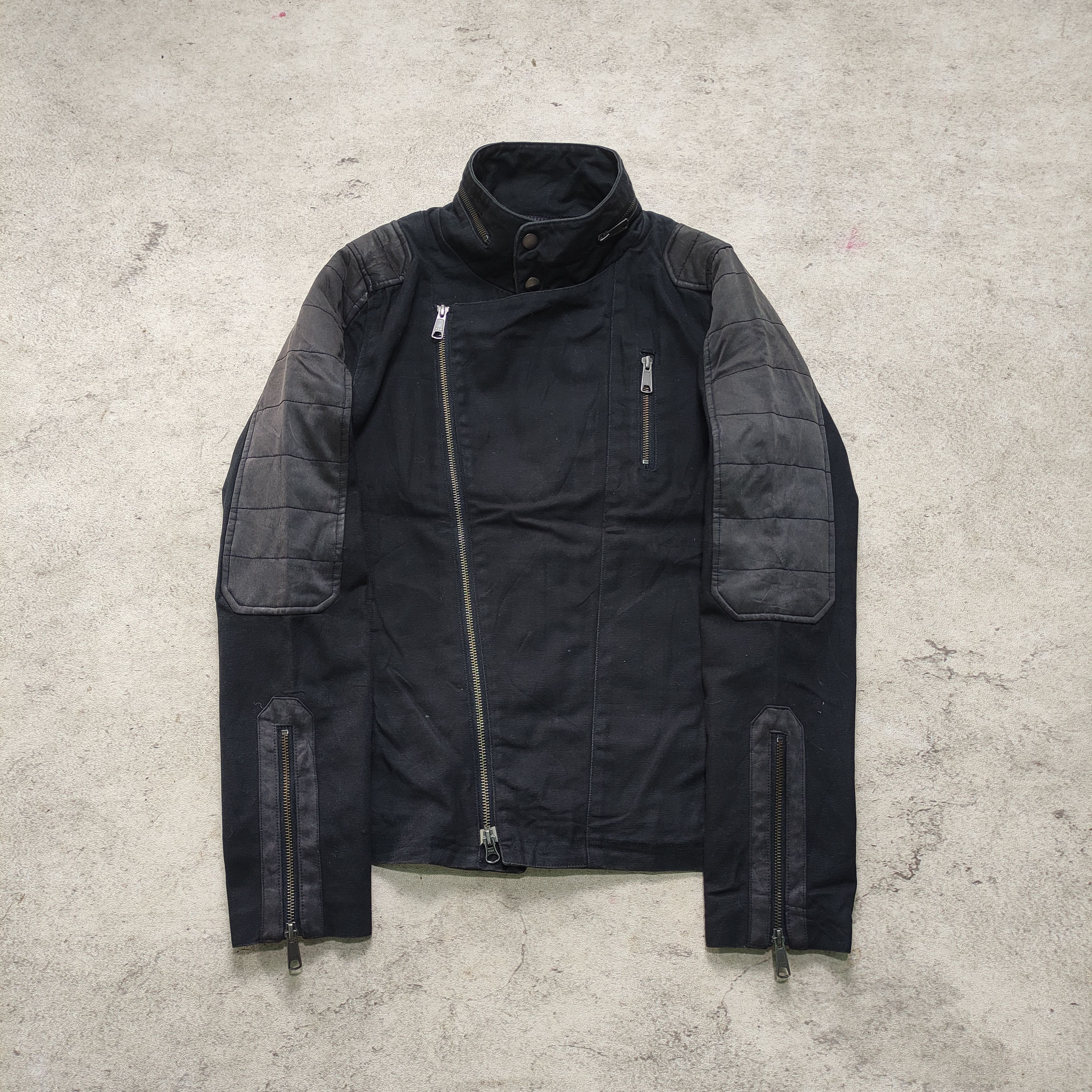 Yasuyuki Ishii Vanquish Bikers Jacket - 2000s Vkei Size US S / EU 44-46 / 1 - 4 Thumbnail