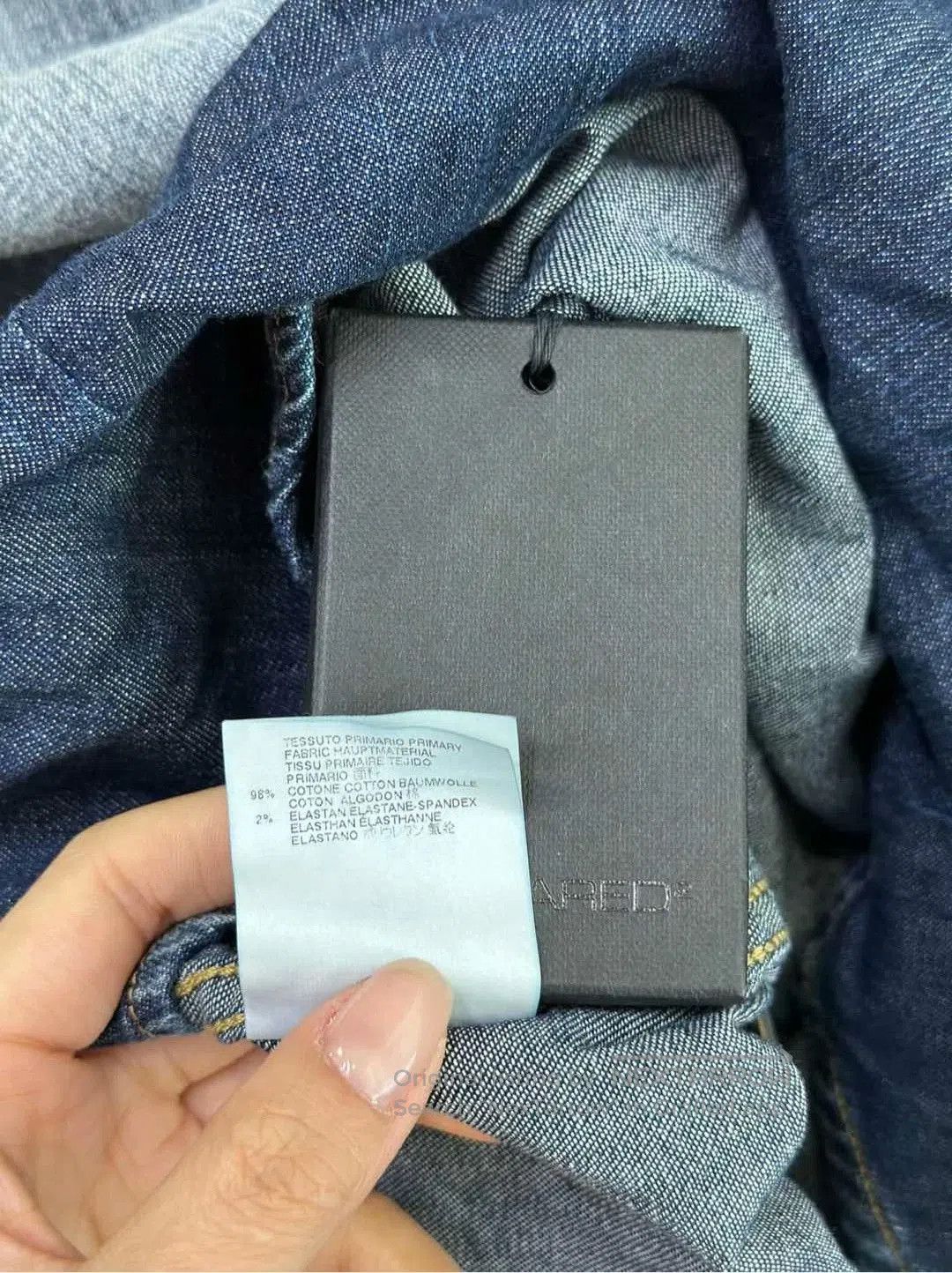 Dsquared2 DSQUARED2 Dark Blue Denim Shirt. Size US M / EU 48-50 / 2 - 6 Thumbnail
