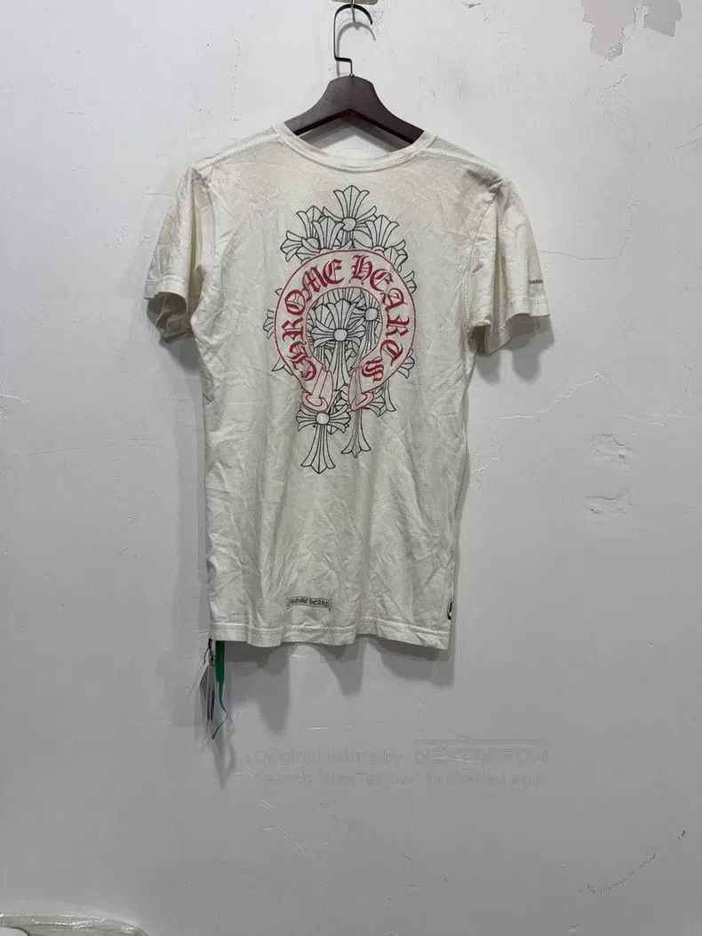 CHROME HEARTS Size S White short sleeves