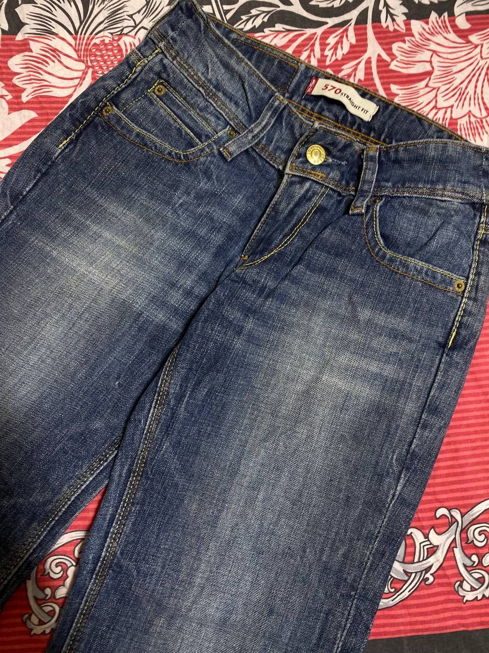 Levi's VINTAGE LEVIS Regular Fit Straight Jeans Denim Pants Size US 32 / EU 48 - 15 Thumbnail
