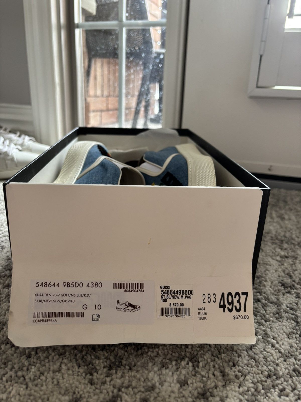 Gucci Gucci Dublin blue men’s shoes Size US 10 / EU 43 - 10 Thumbnail