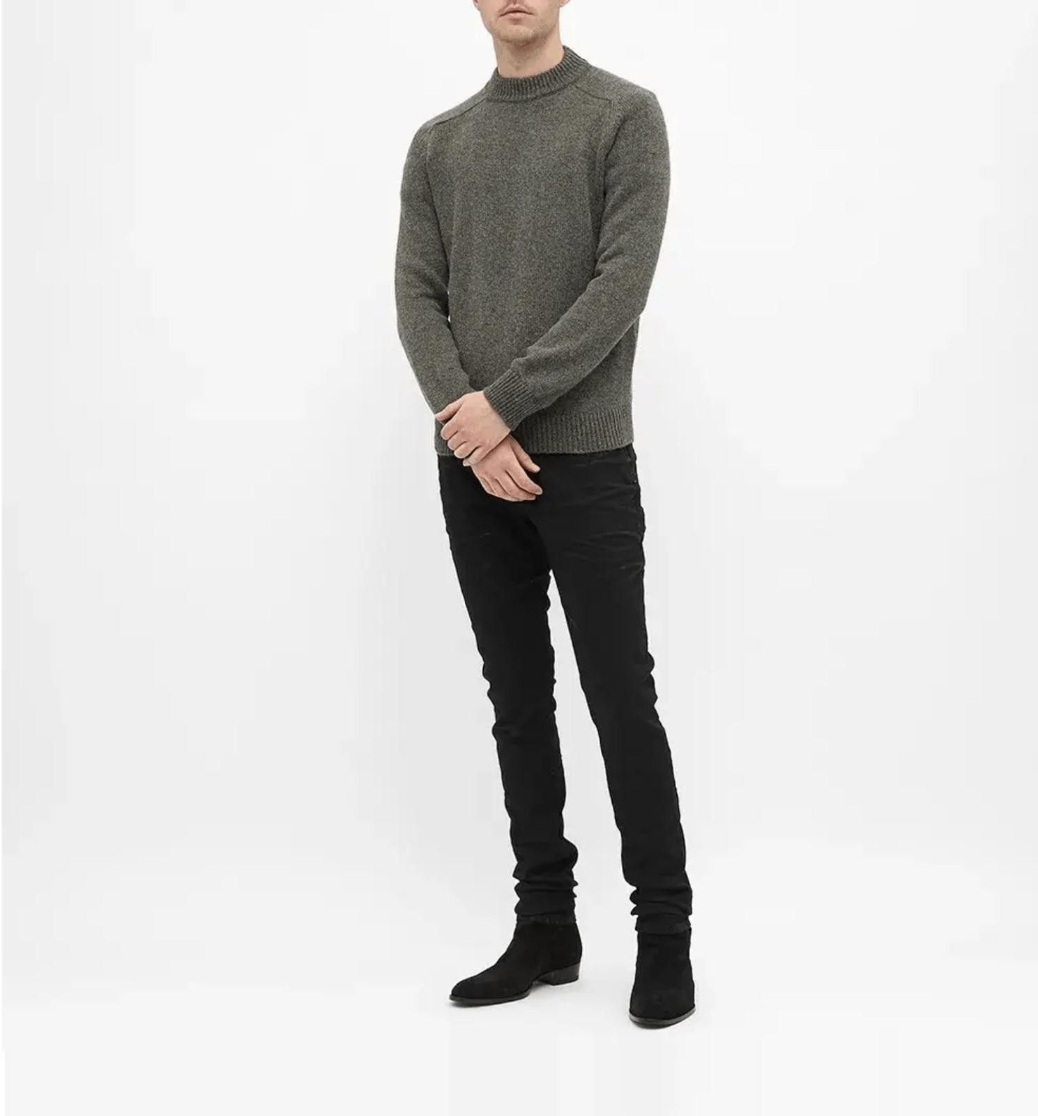 Saint Laurent Paris Saint Laurent D24 Silver Coated Black Denim Jeans Size US 29 - 8 Thumbnail