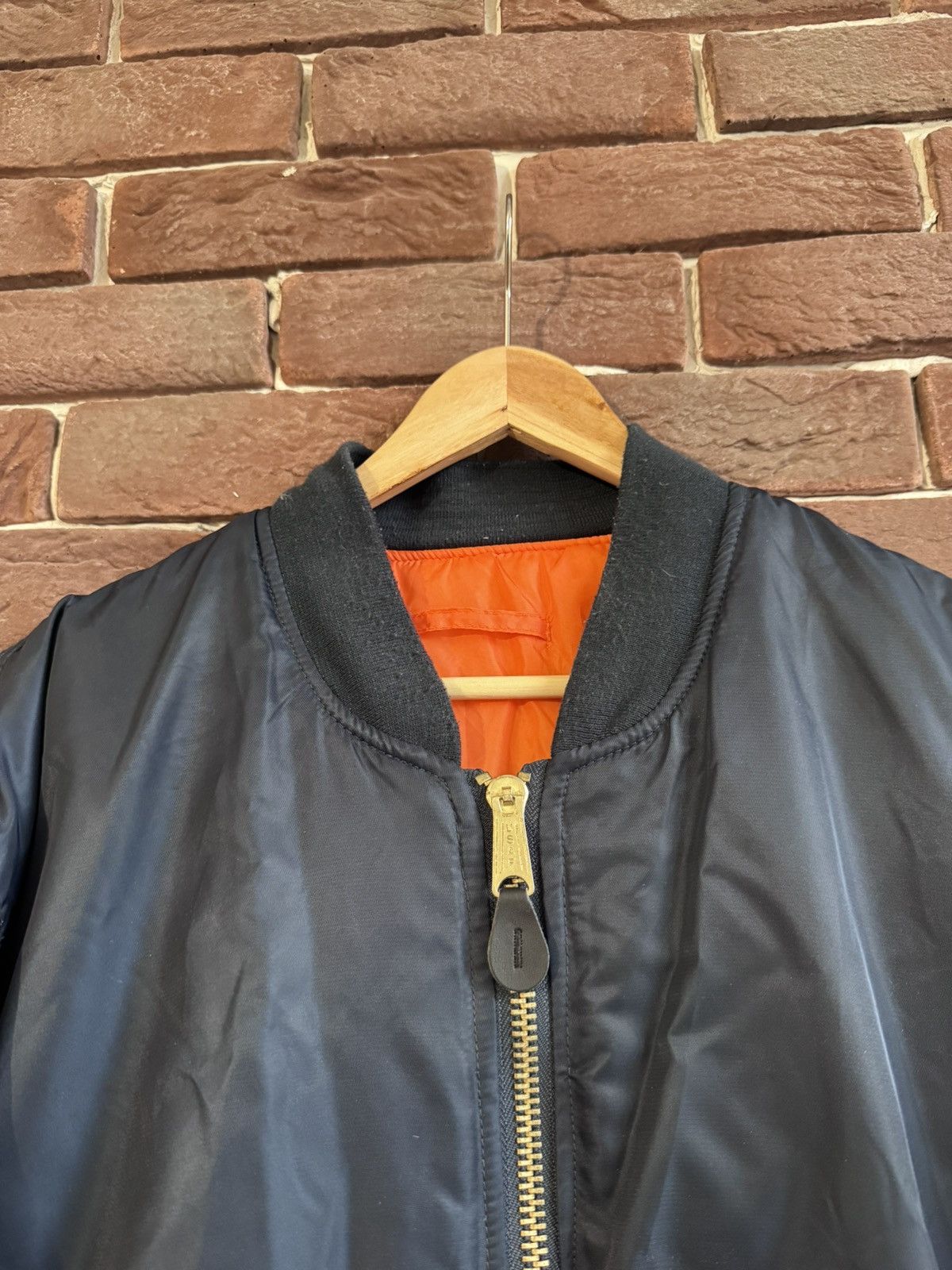 Vintage Ma1 Flyer Navy Vintage Bomber Alpha XXL Jacket Oversize Size US XXL / EU 58 / 5 - 5 Thumbnail