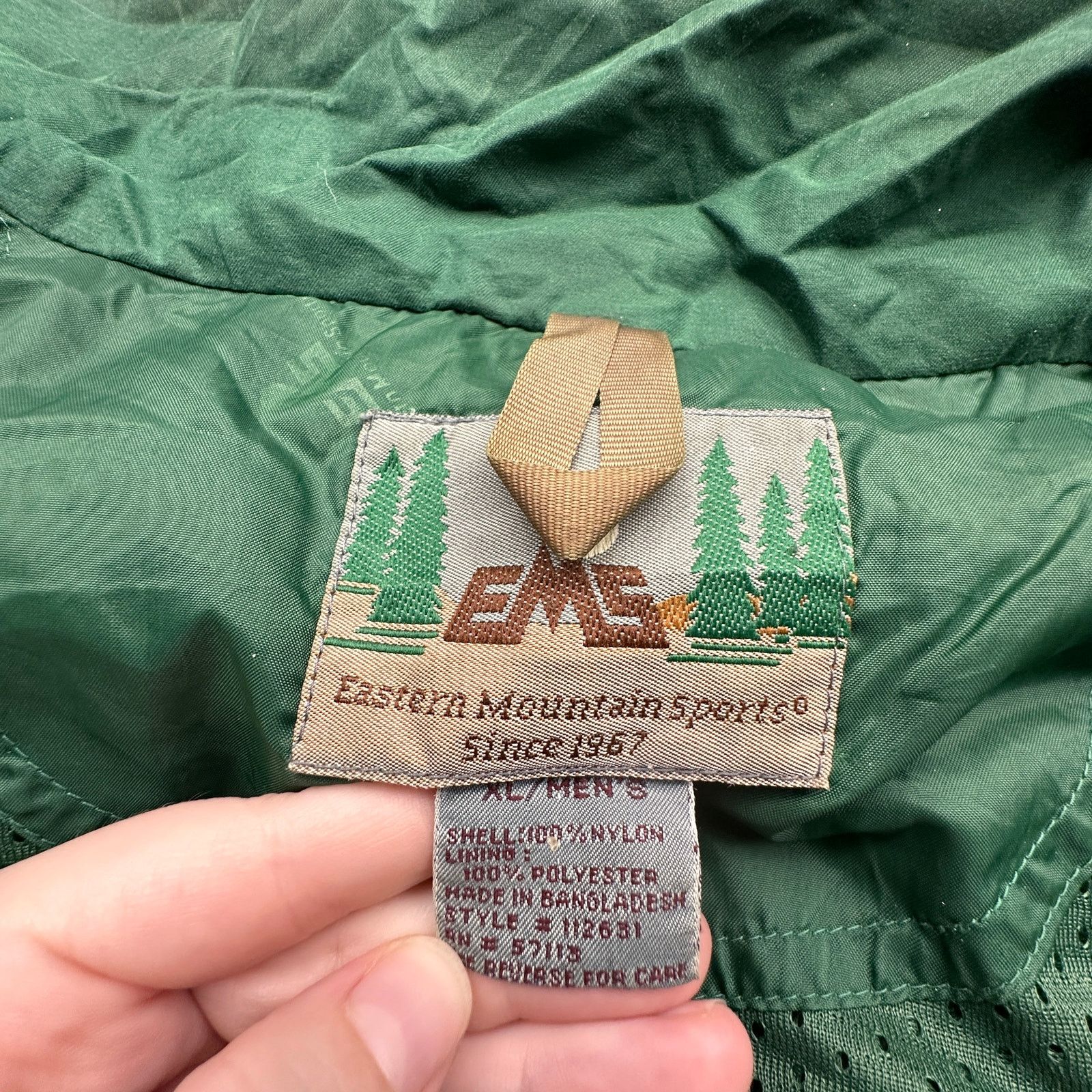 Eastern Mountain Sports Vintage Eastern Mountain Sports EMS Jacket Mens XL Green Size US XL / EU 56 / 4 - 3 Thumbnail