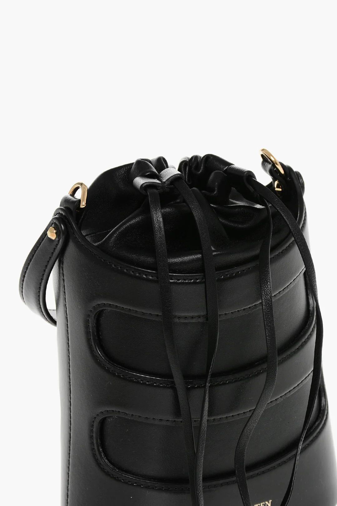 Alexander McQueen og1mm0426 Size: OS / Leather Mini Bucket Bag in Black Size ONE SIZE - 5 Thumbnail