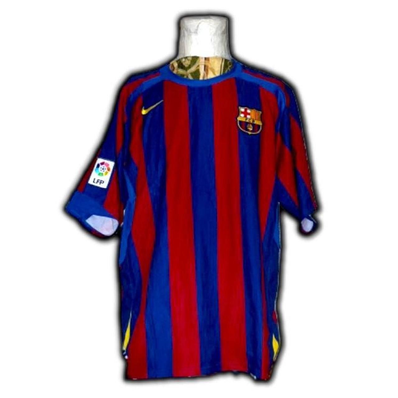Nike Fc Barcelona 2005 2006 Home Shirt Jersey fcb barca Size US XL / EU 56 / 4 - 2 Thumbnail