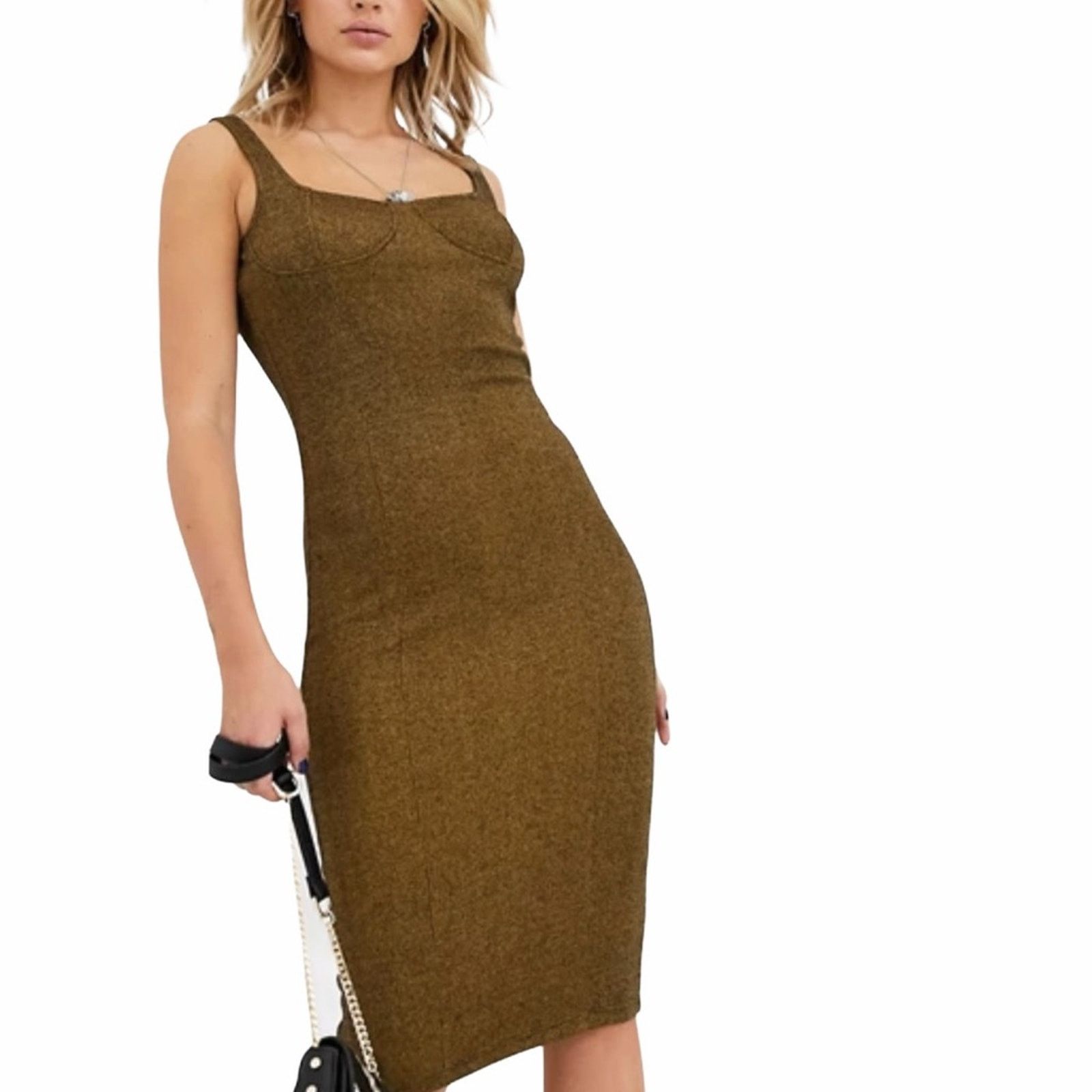 Other Capulet Lola Bustier Body Con Dress Gold Speckle Small Size S / US 4 / IT 40 - 4 Thumbnail