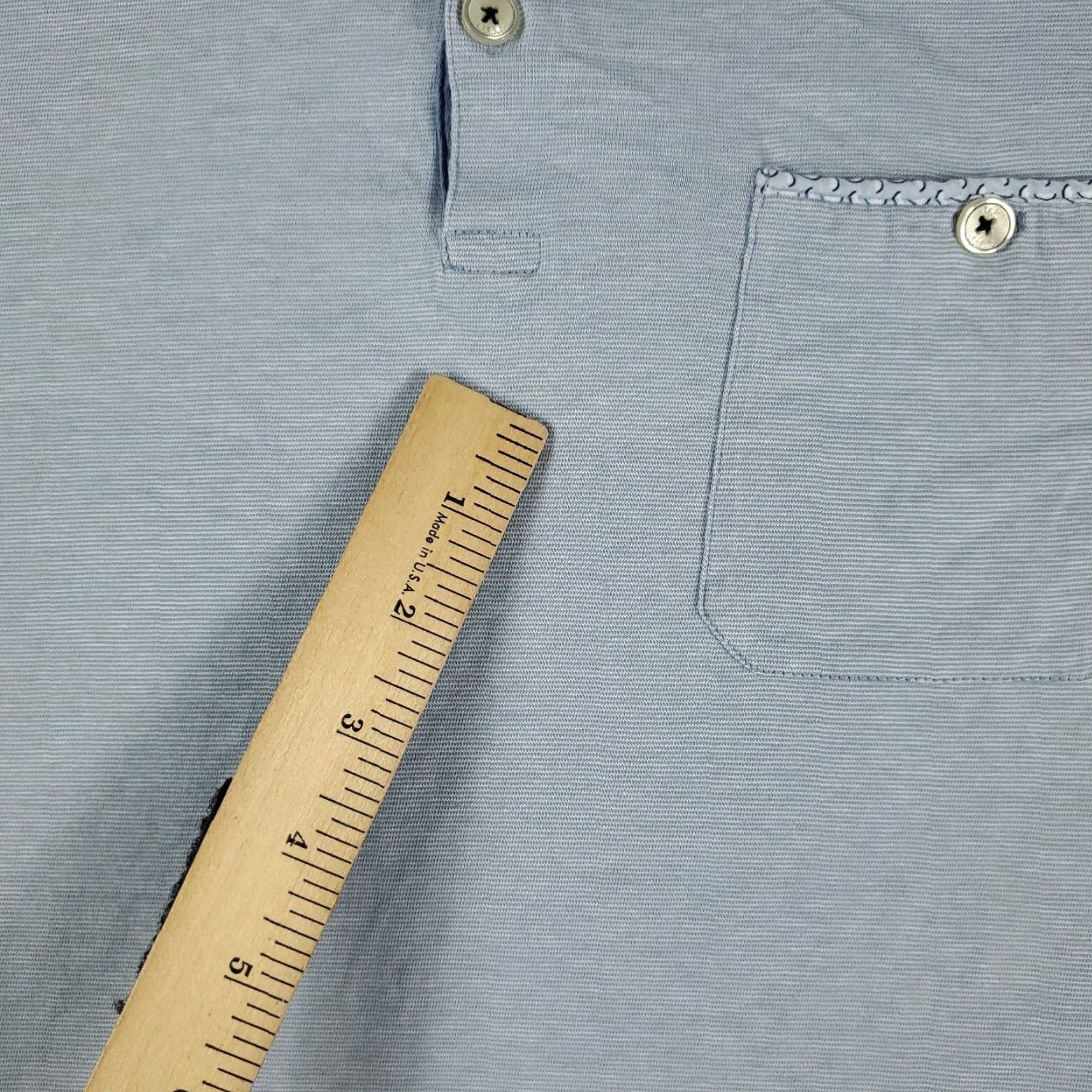 Ted Baker TED BAKER LONDON Polo Shirt Mens Size 6 Blue Short Sleeve Adult Shirt Regular Fit Coloured Casual 100% Cotton Size US S / EU 44-46 / 1 - 3 Thumbnail