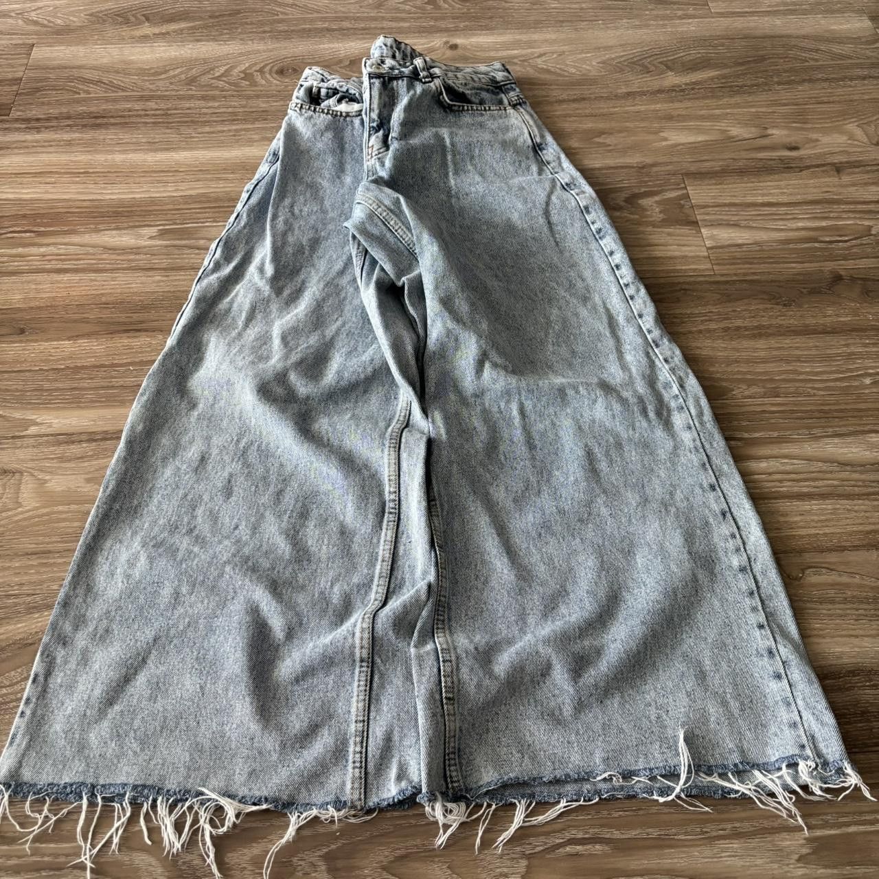 Vintage Crazy Vintage Y2K/2000s Baggy Light Wash Wide Leg Skater Denim Jeans! 28x29 Size US 28 / EU 44 - 3 Thumbnail
