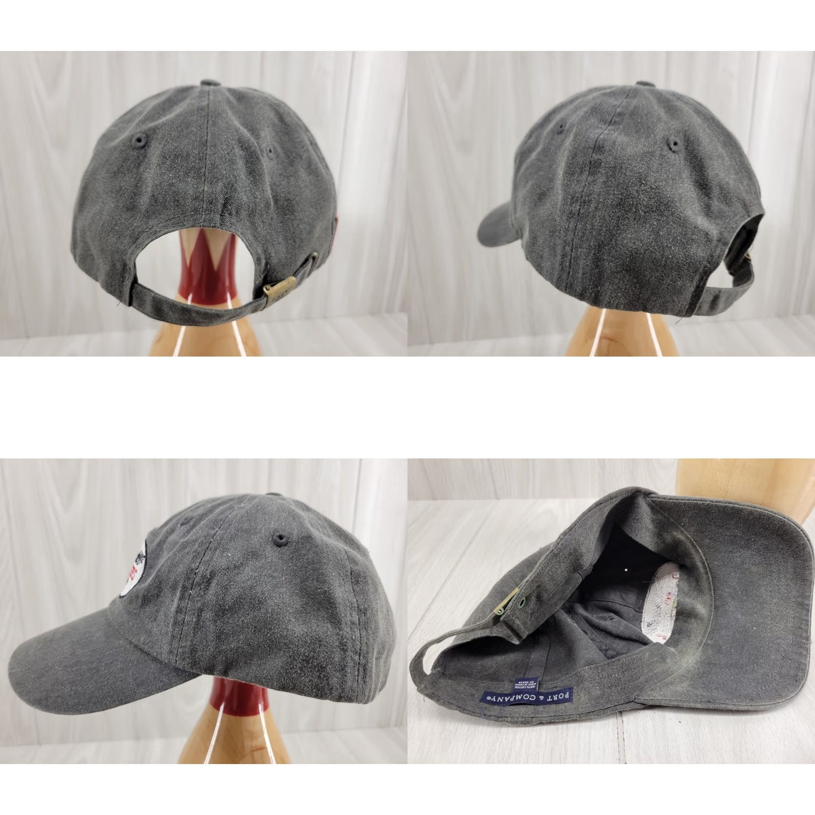 Port & Company Tannehill Woodcarvers Club Hat Gray Baseball Cap Mens One Size Port & Company Size ONE SIZE - 8 Thumbnail