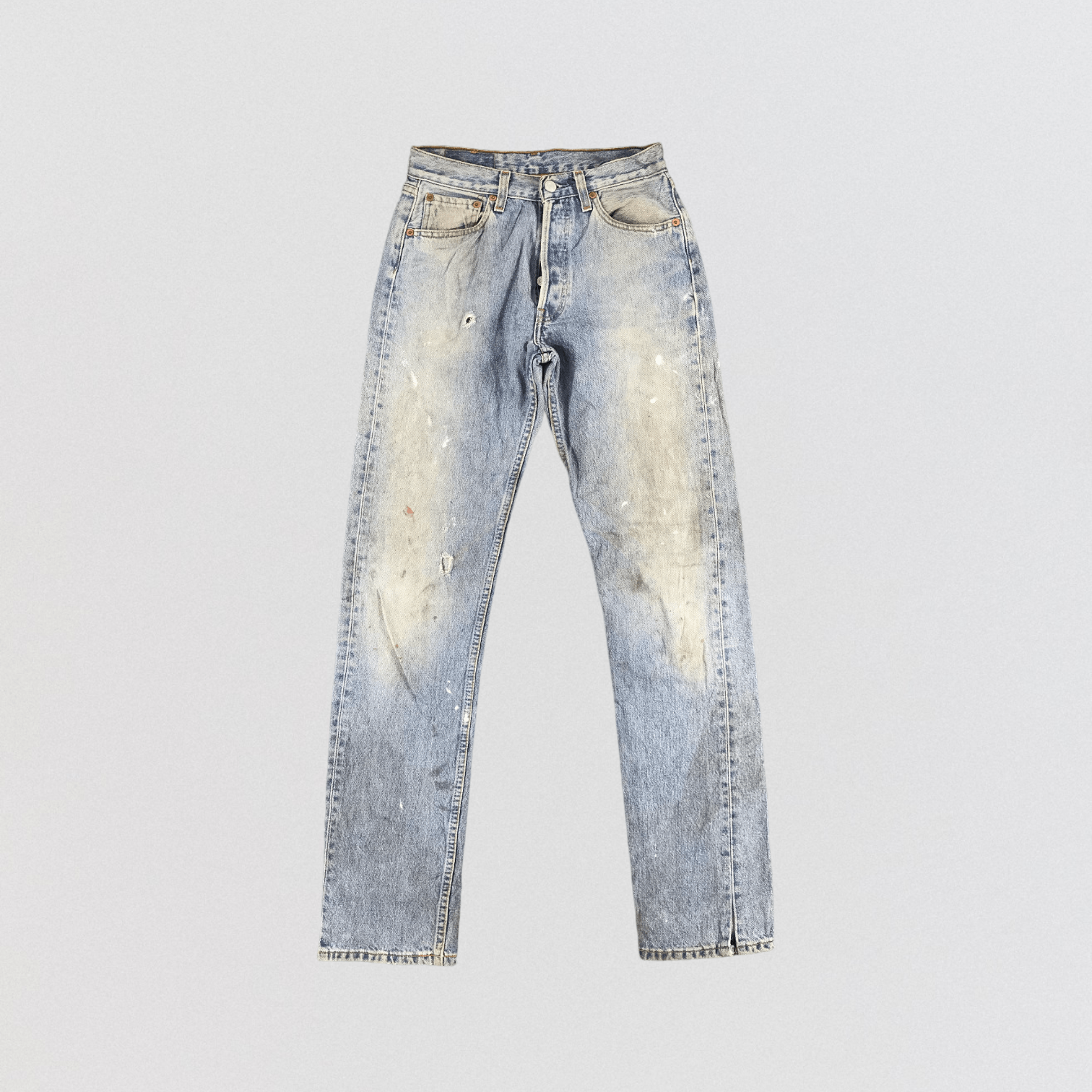 Levi's 90s Vintage Light Wash Levis 501 Jeans-JM2030 Size US 28 / EU 44 - 1 Thumbnail